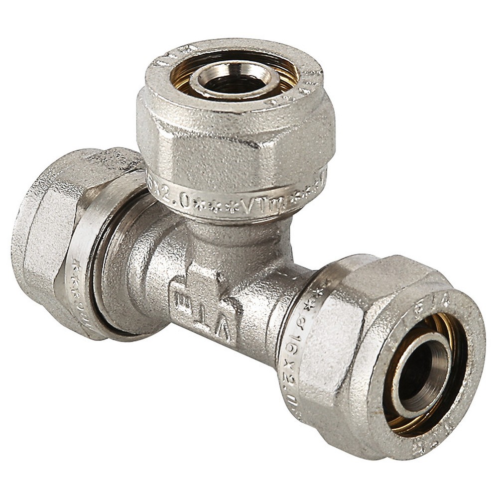 Тройник обжимной 26*20*20 (Valtec) VTm.331