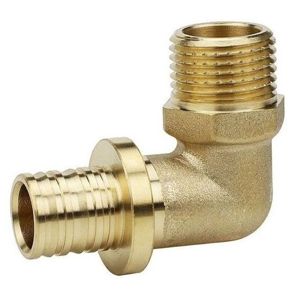 Угол VARMEGA Slide-fit 90 гр., НР, 20x3/4", аксиальный, латунь, VM51414