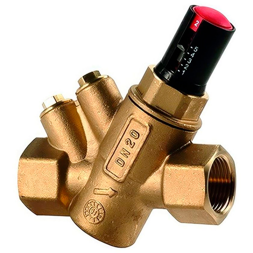 Клапан балансировочный Giacomini R206A автоматический DN15 (1/2") ВВ, Kvs-0.825м3/ч, без штуцеров