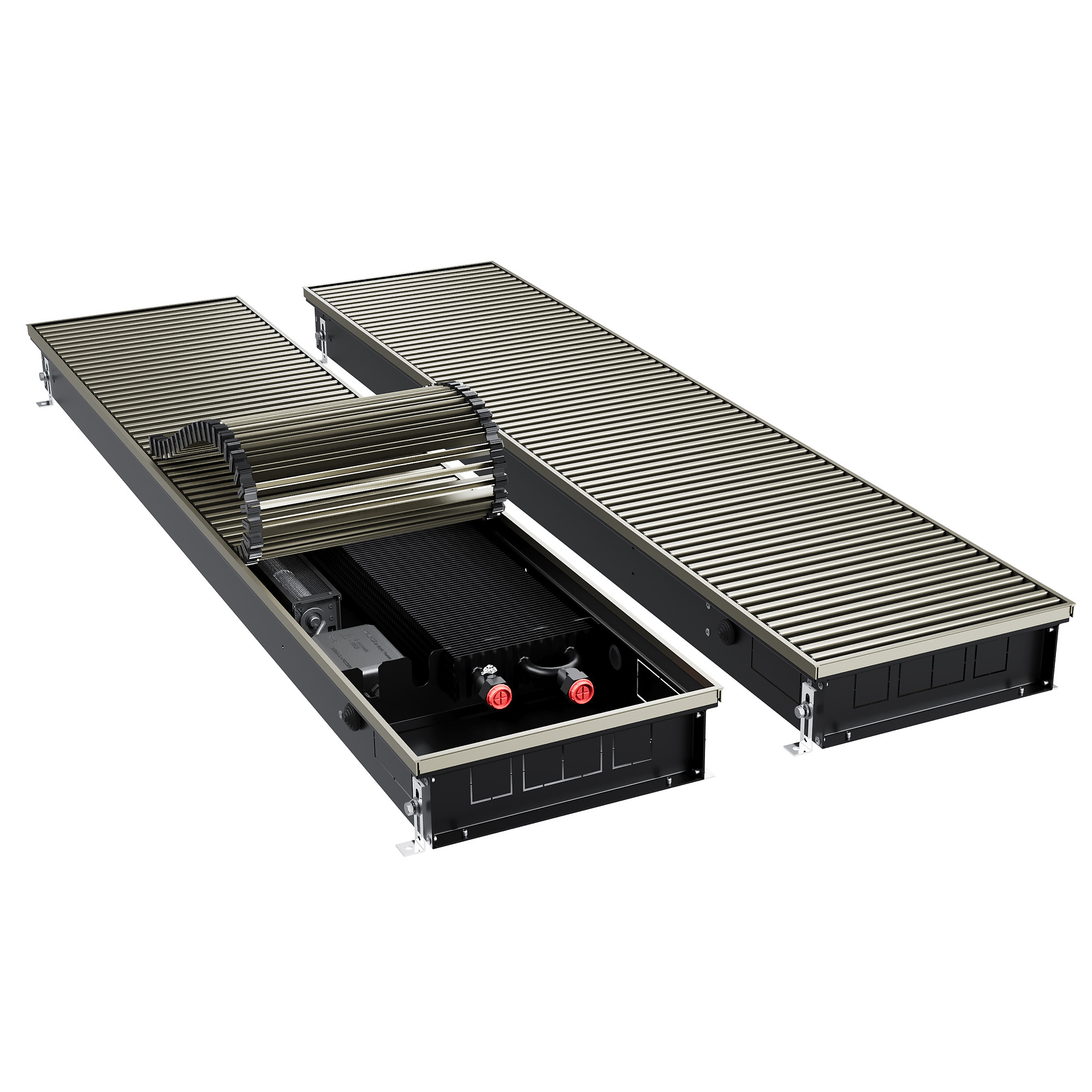 Конвектор внутрипольный Royal Thermo ATRIUM TURBO-90/300/2000-DG-U-LB