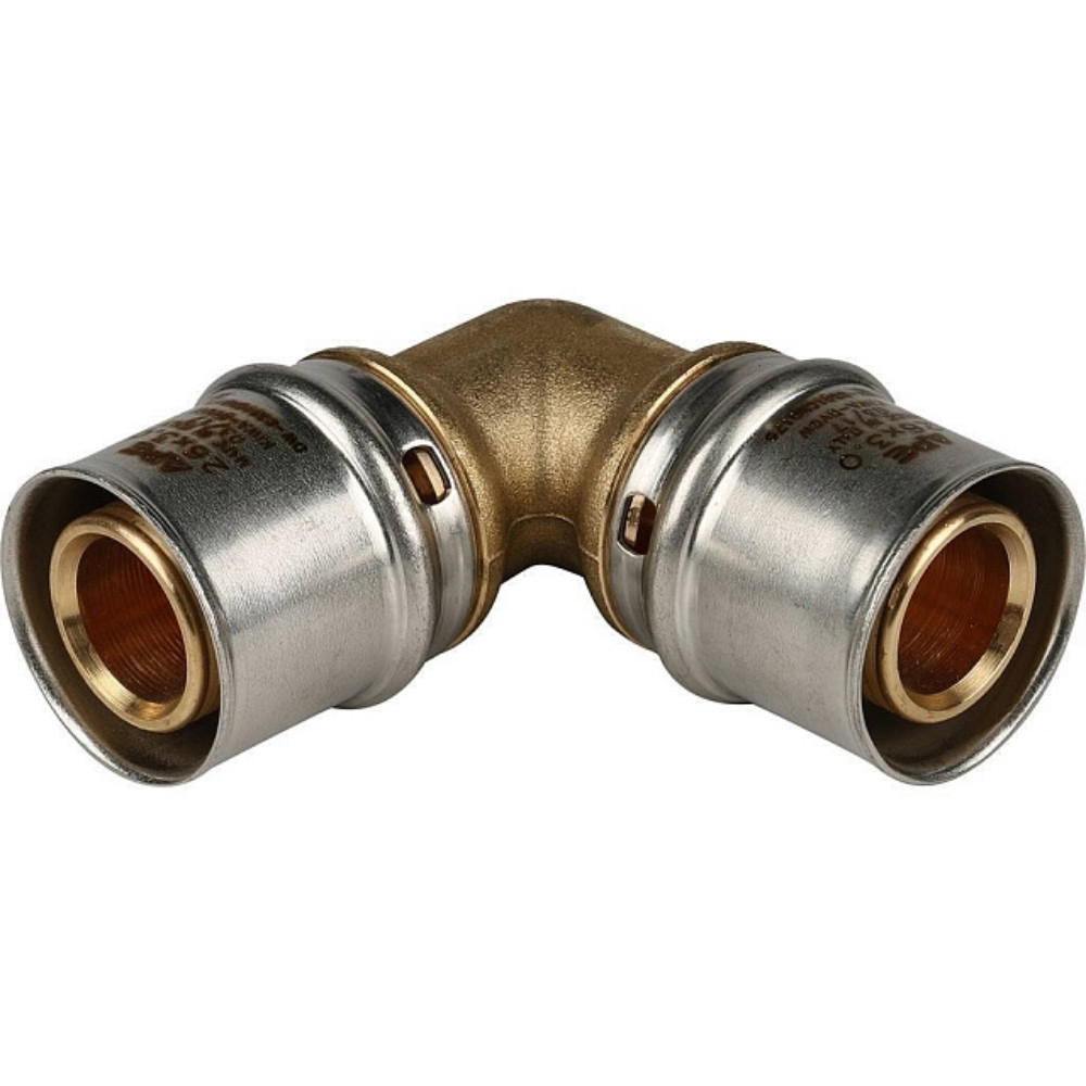 Угольник STOUT 90 26х26 для металлопластиковых труб пресс, SFP-0009-002626