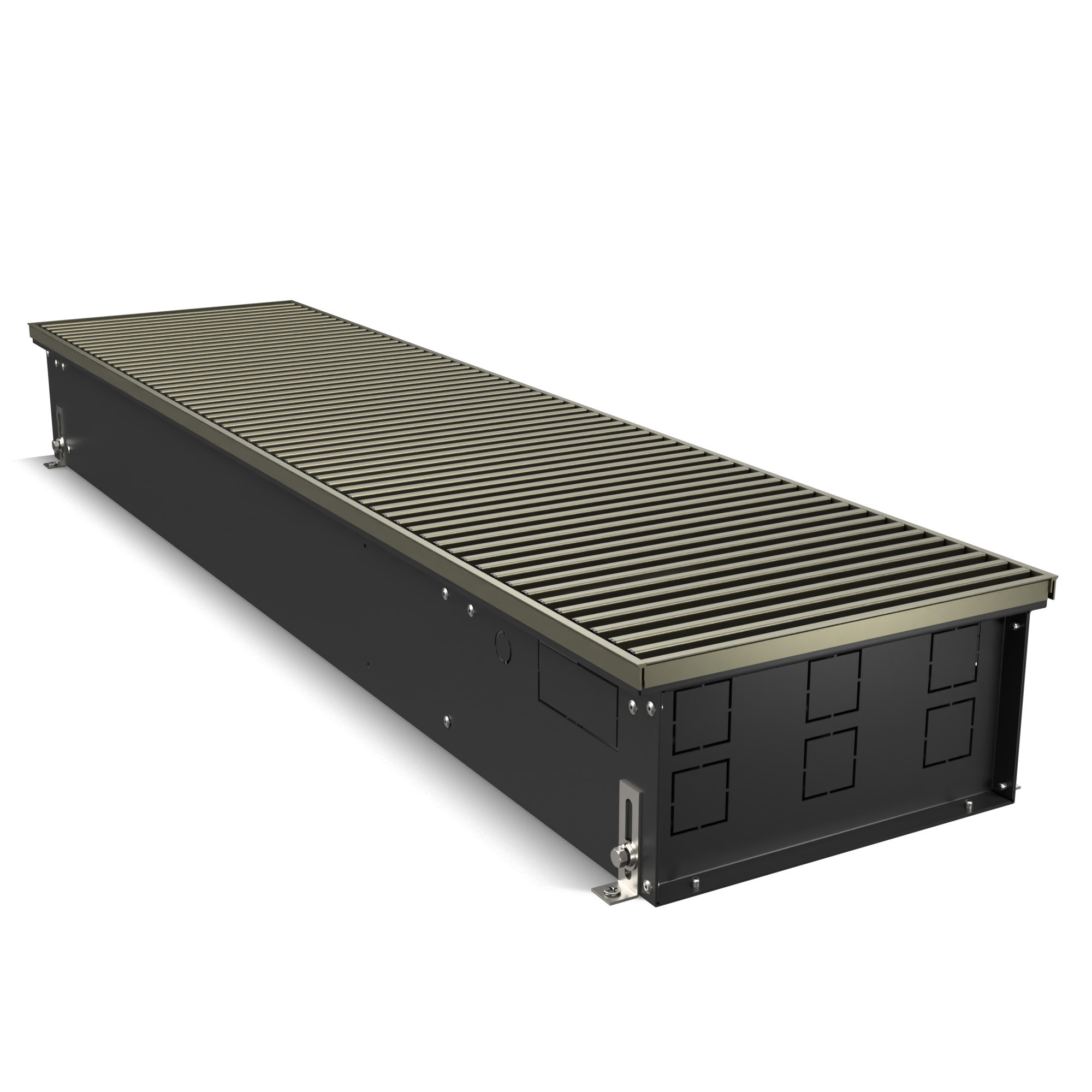 Конвектор внутрипольный Royal Thermo ATRIUM TURBO-150/300/2900-DG-U-DB