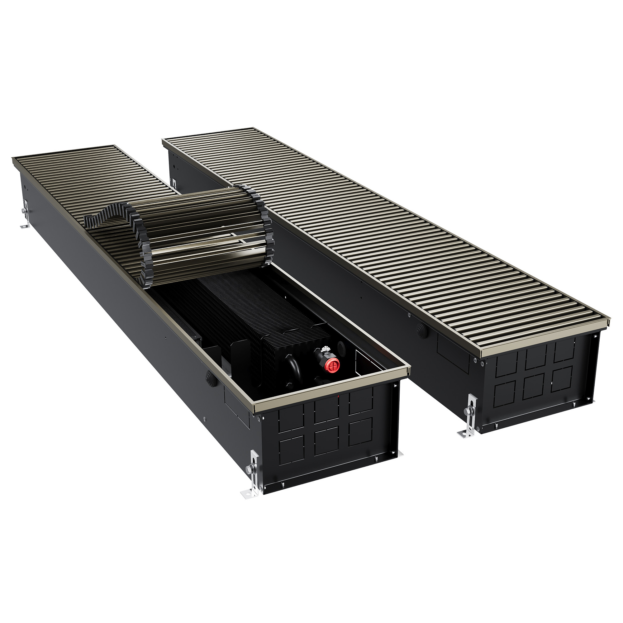Конвектор внутрипольный Royal Thermo ATRIUM TURBO-150/250/1700-DG-U-DB