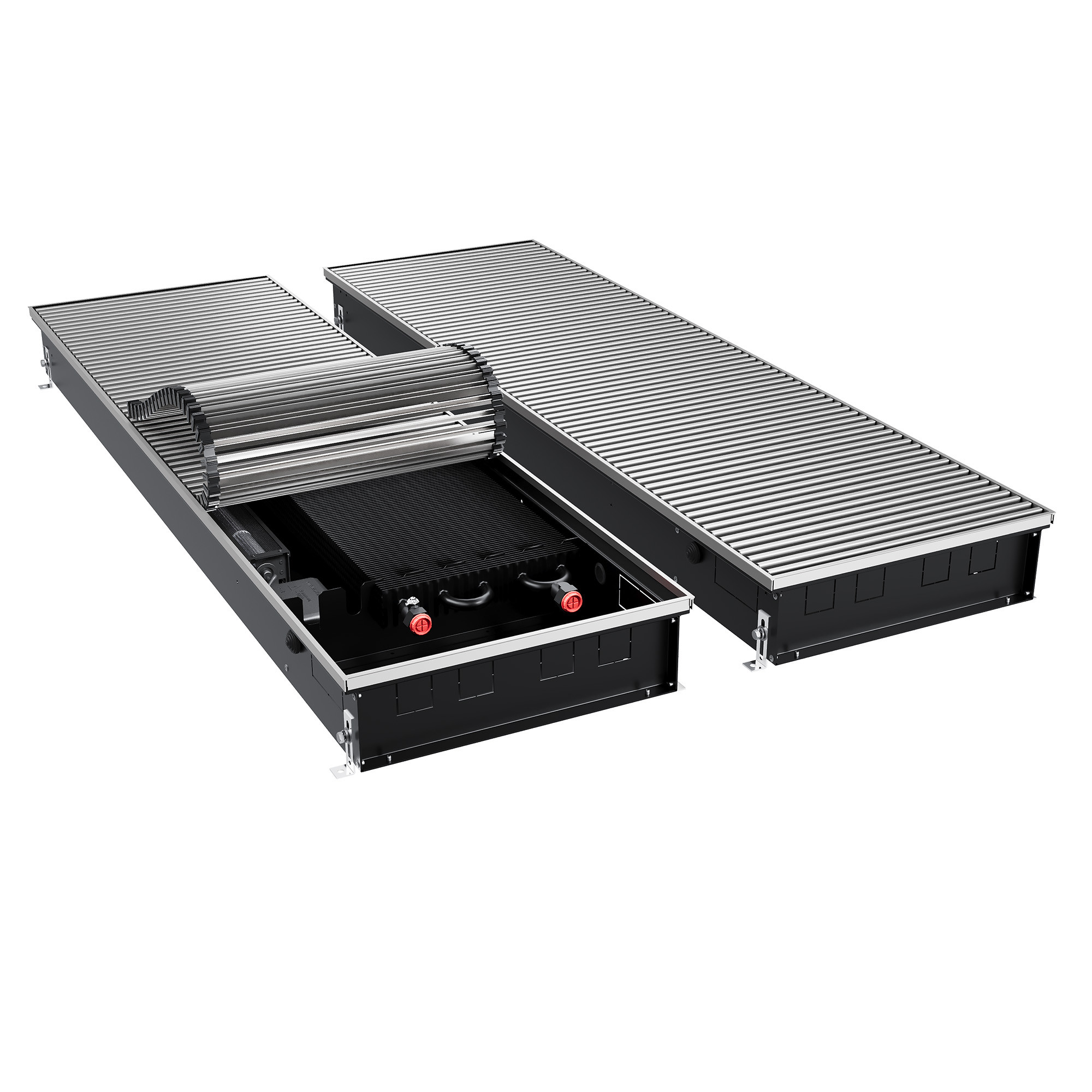 Конвектор внутрипольный Royal Thermo ATRIUM TURBO-110/400/2300-DG-U-NA