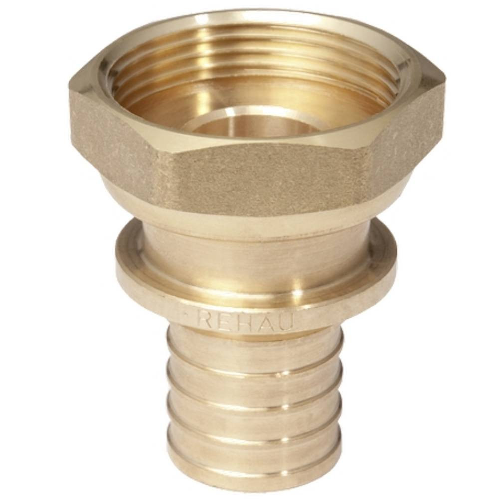 Переходник REHAU с накидной гайкой 32-1 1/2" RX+, бронза