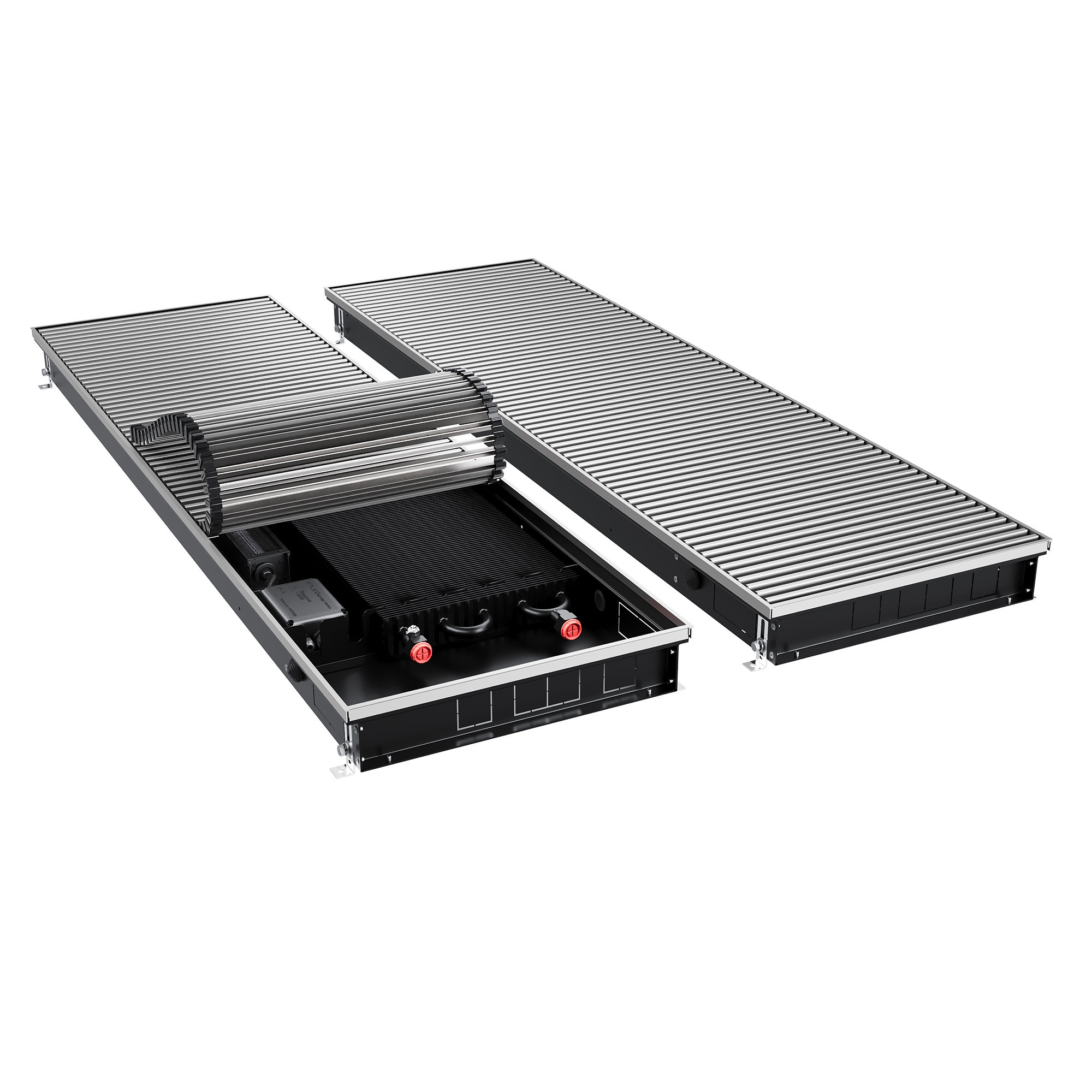 Конвектор внутрипольный Royal Thermo ATRIUM TURBO-80/400/2700-DG-U-NA