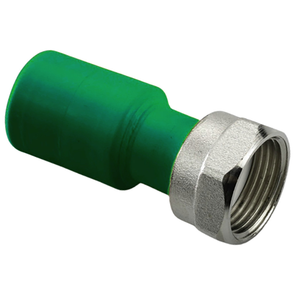 Муфта ПП AntiFire с накидной гайкой D40-1 1/4" Green 034041