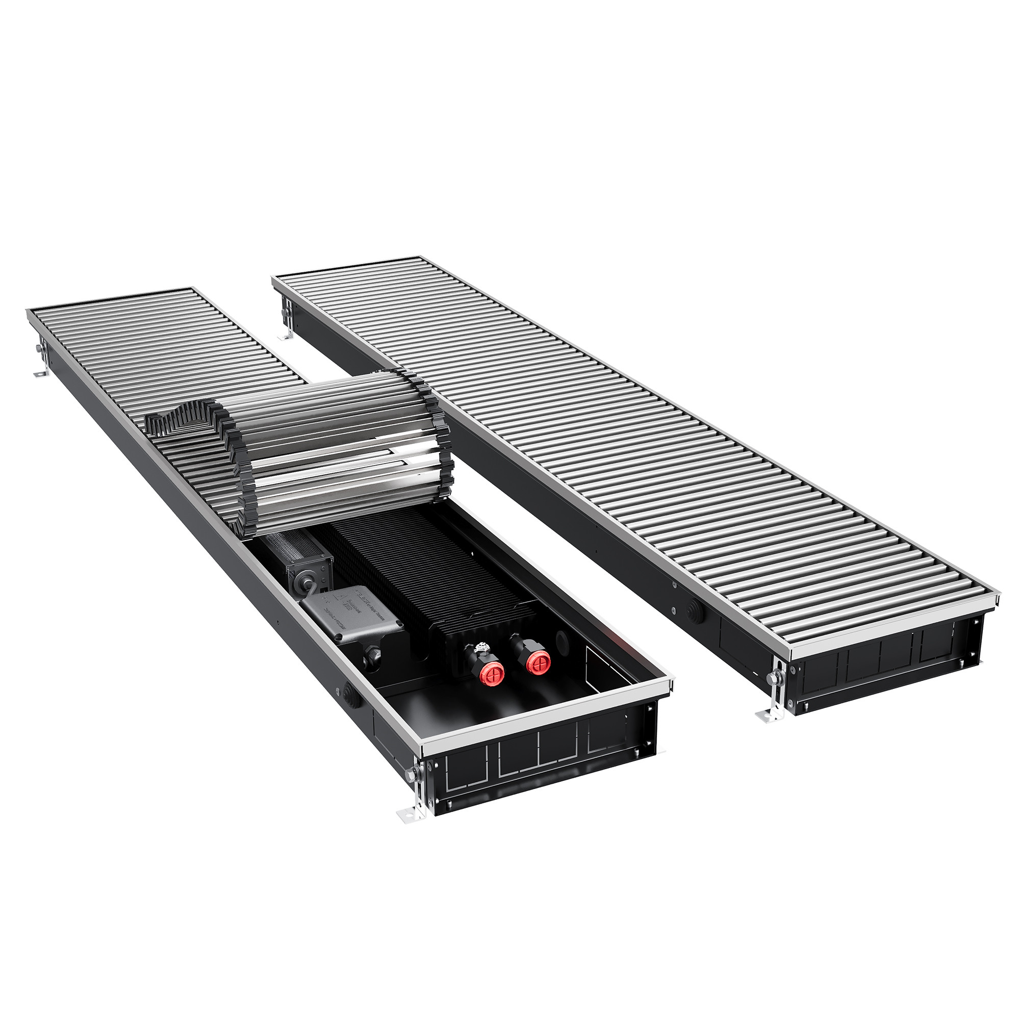 Конвектор внутрипольный Royal Thermo ATRIUM TURBO-80/250/2900-DG-U-NA