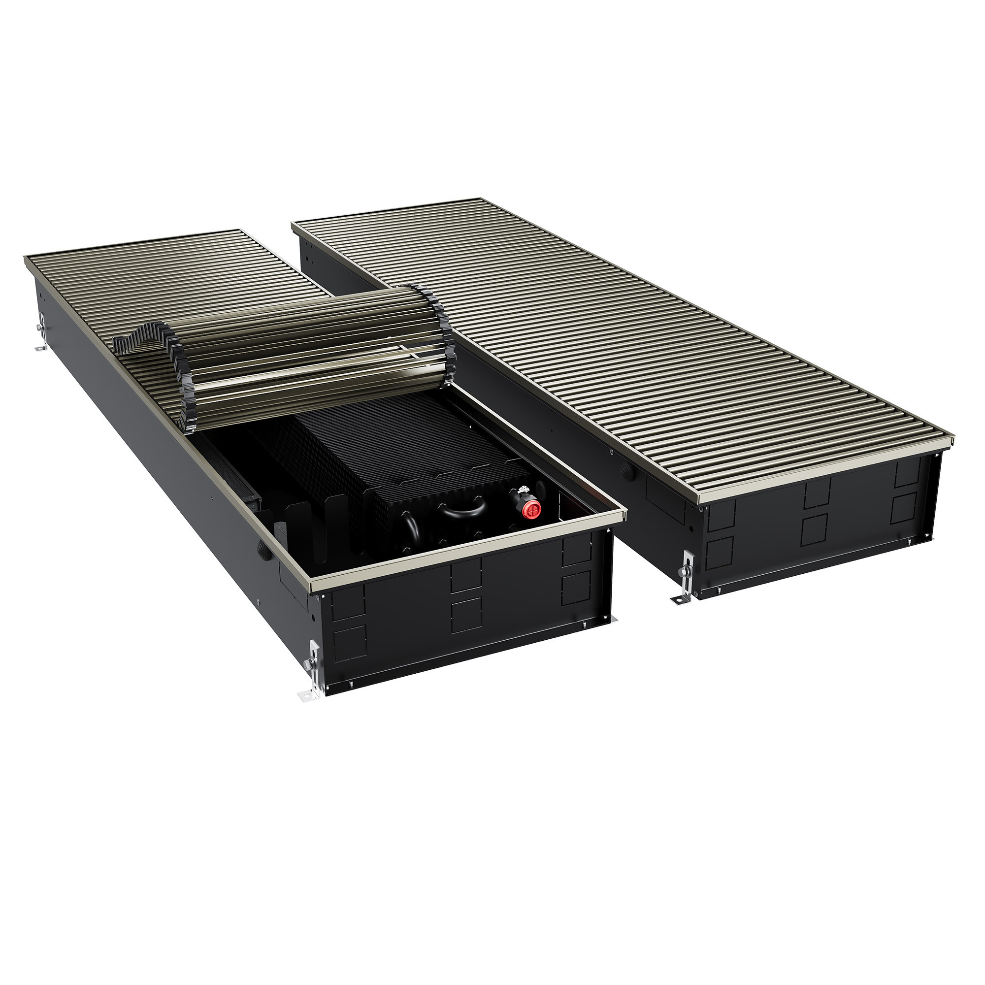 Конвектор внутрипольный Royal Thermo ATRIUM TURBO-150/400/900-DG-U-LB