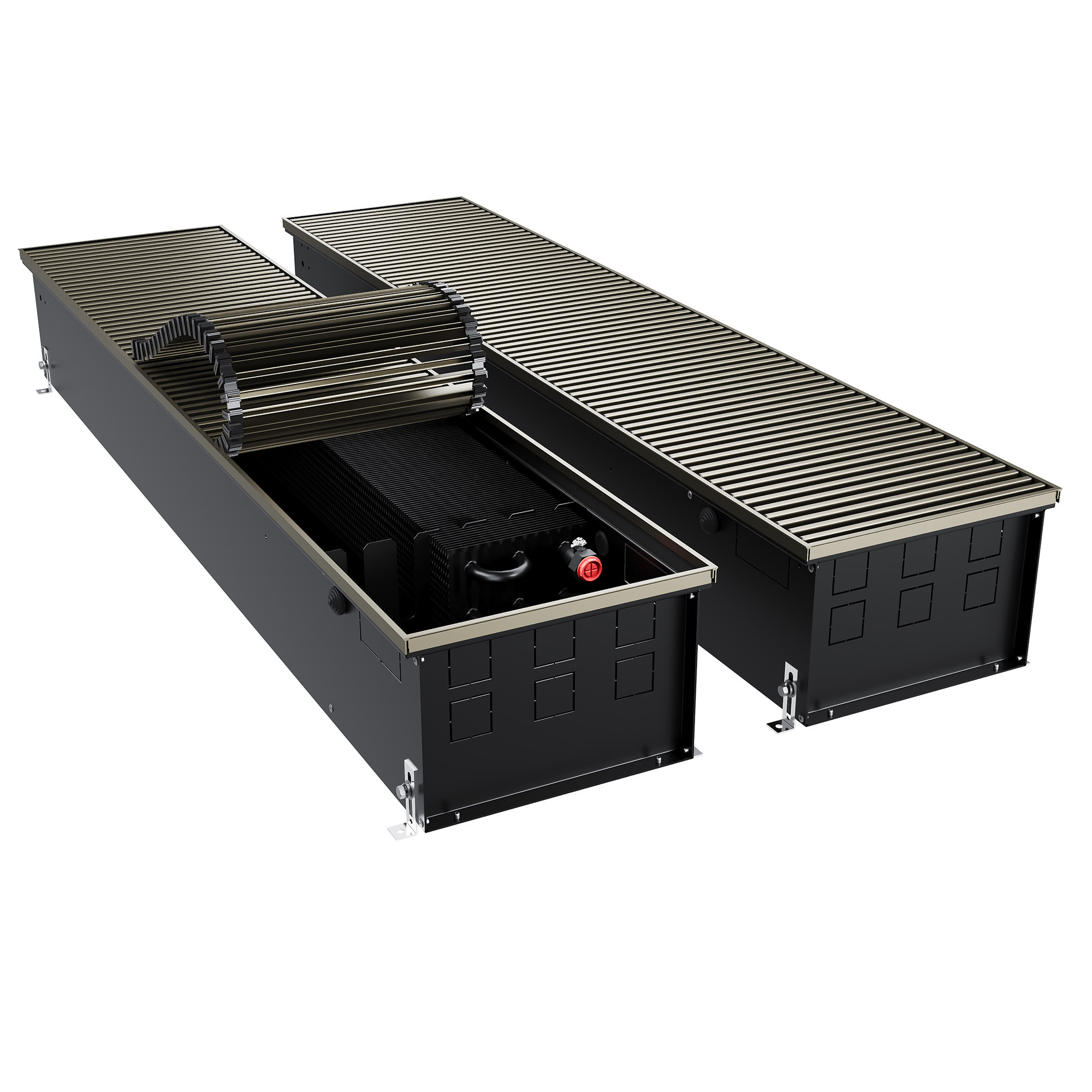 Конвектор внутрипольный Royal Thermo ATRIUM TURBO-190/300/1000-DG-U-DB