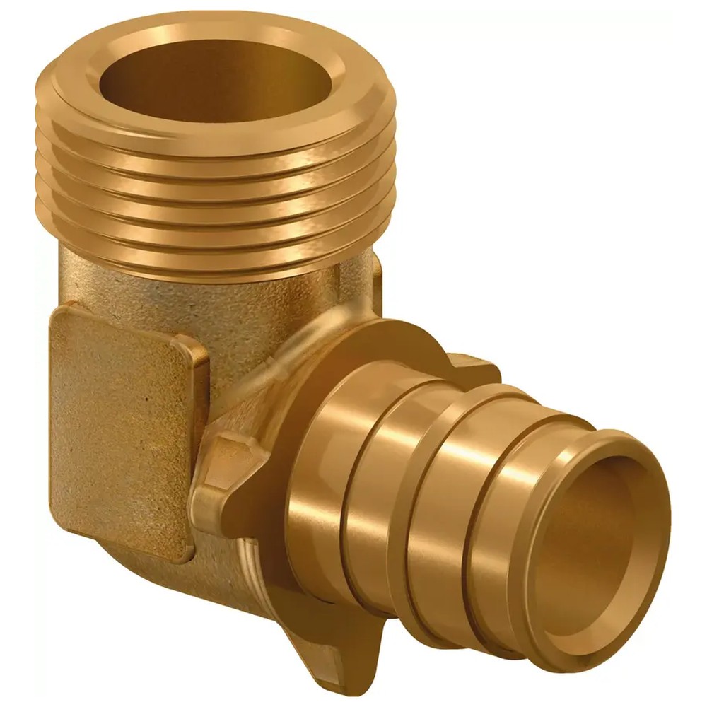 Угольник латунь НР 16х1/2"с наружной резьбой (Uponor Q&E) уп. 80 шт (1023019)