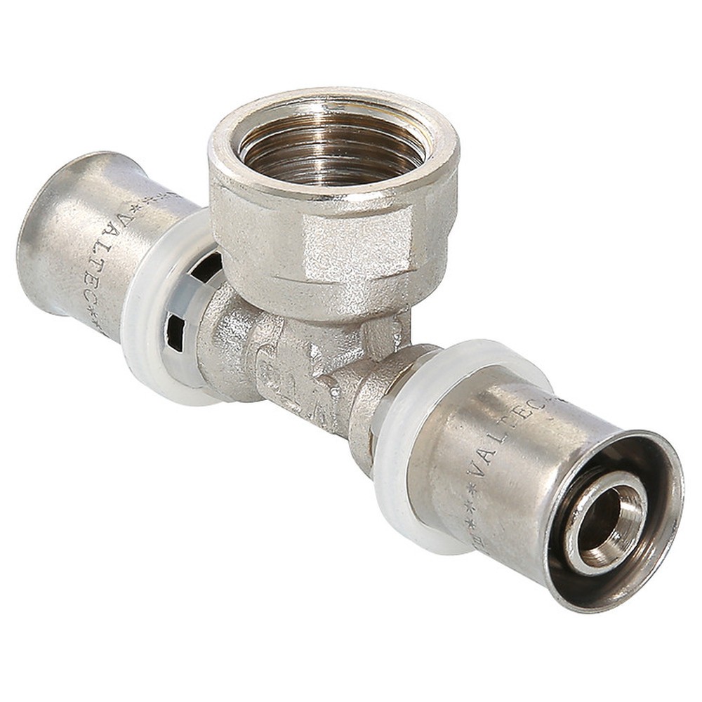 Пресс-тройник с ВР 26*1/2" внутренняя резьба (Valtec) VTm.232