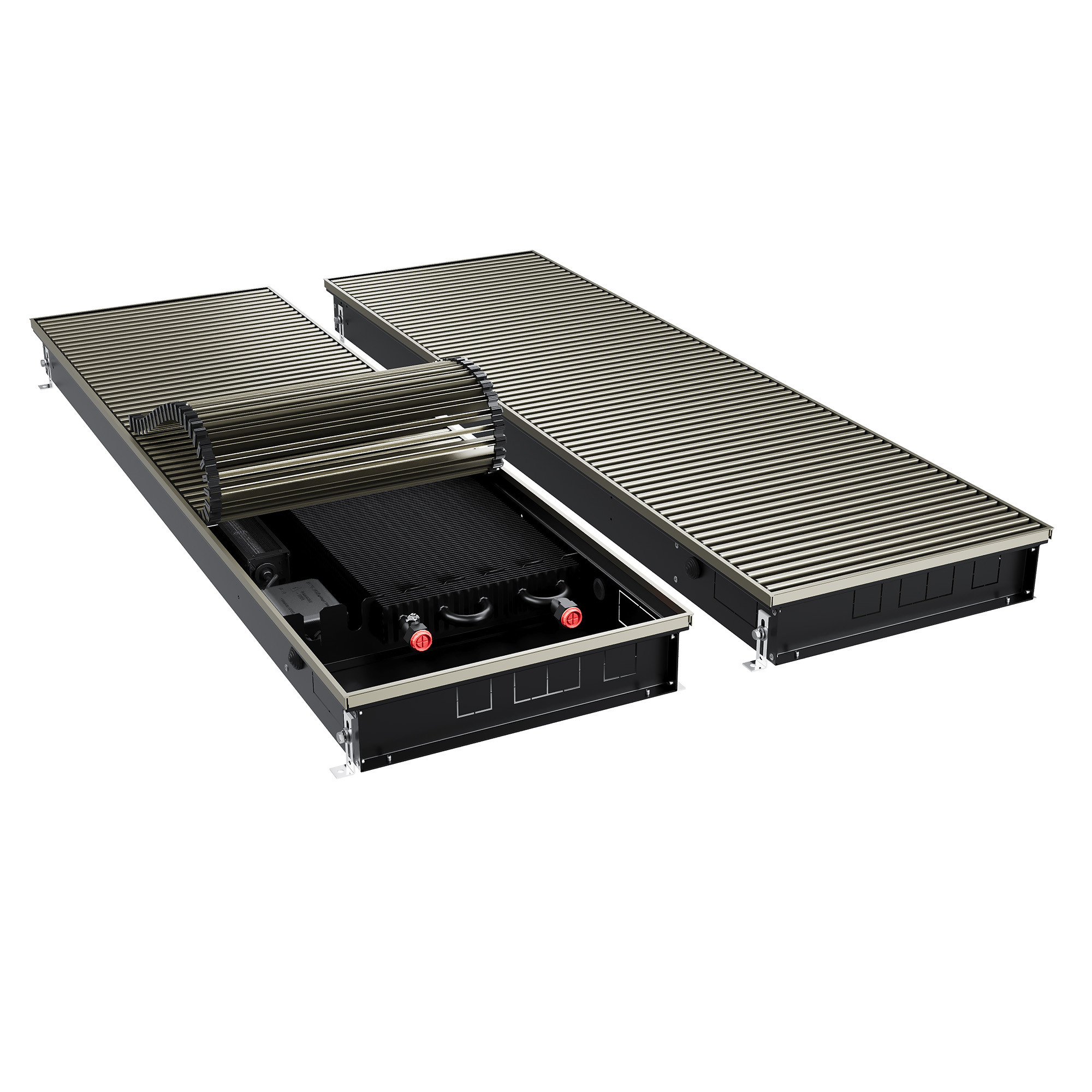 Конвектор внутрипольный Royal Thermo ATRIUM TURBO-90/400/900-DG-U-LB