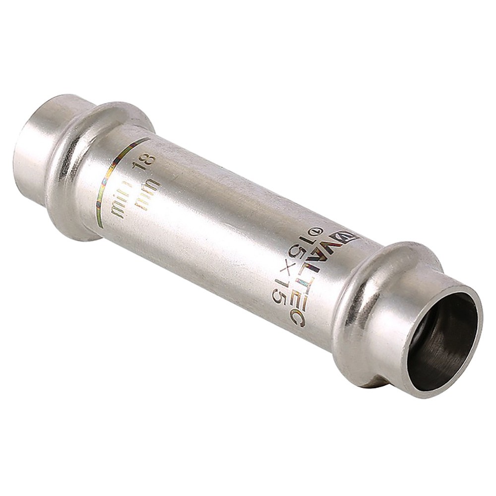 Муфта надвижная из нержавеющей стали 15х15 Valtec, (VTi.904) (уп. 5 шт)