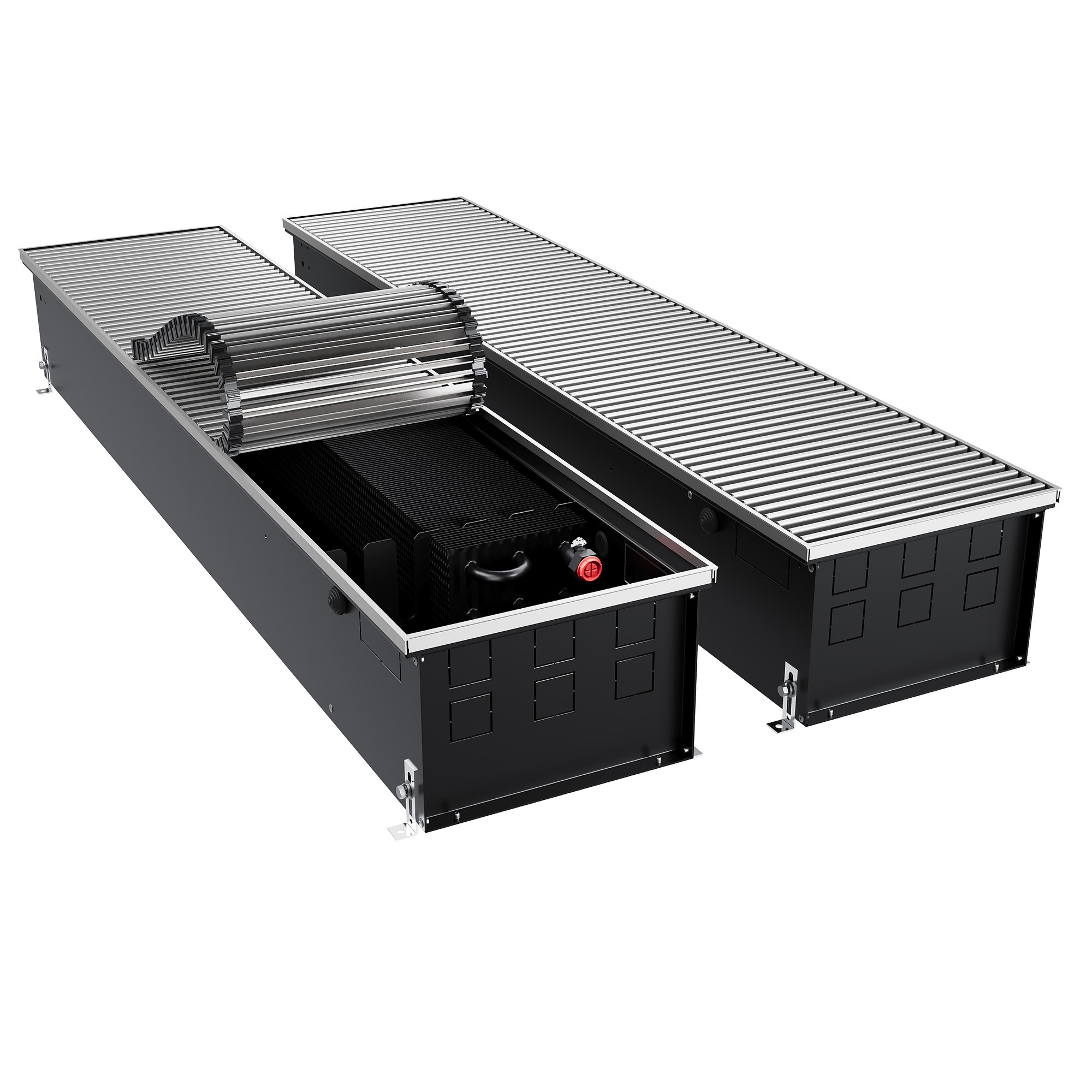 Конвектор внутрипольный Royal Thermo ATRIUM TURBO-190/300/2700-DG-U-NA