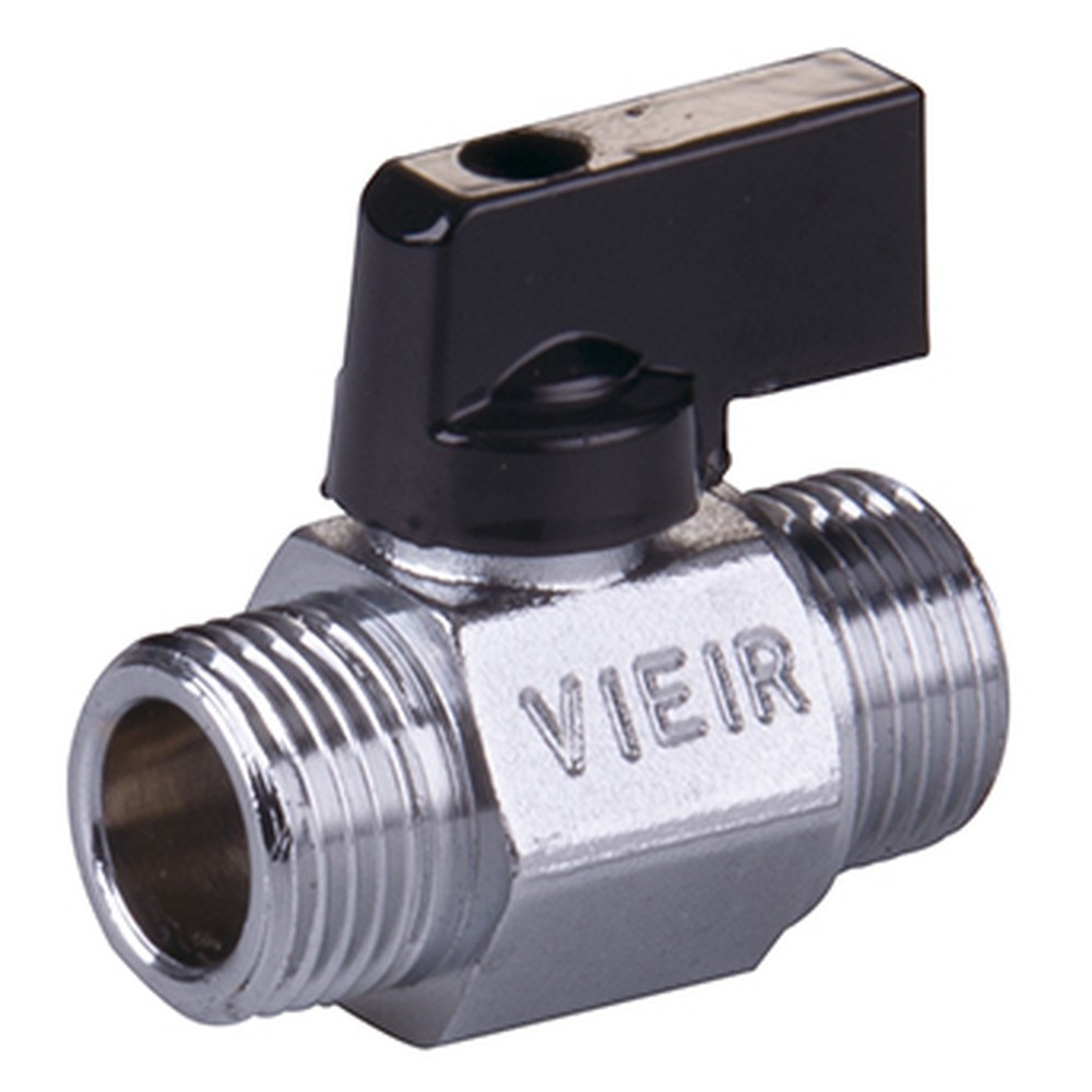 Кран VIEIR мини 1/2" НН, черная ручка (180/18) VR172