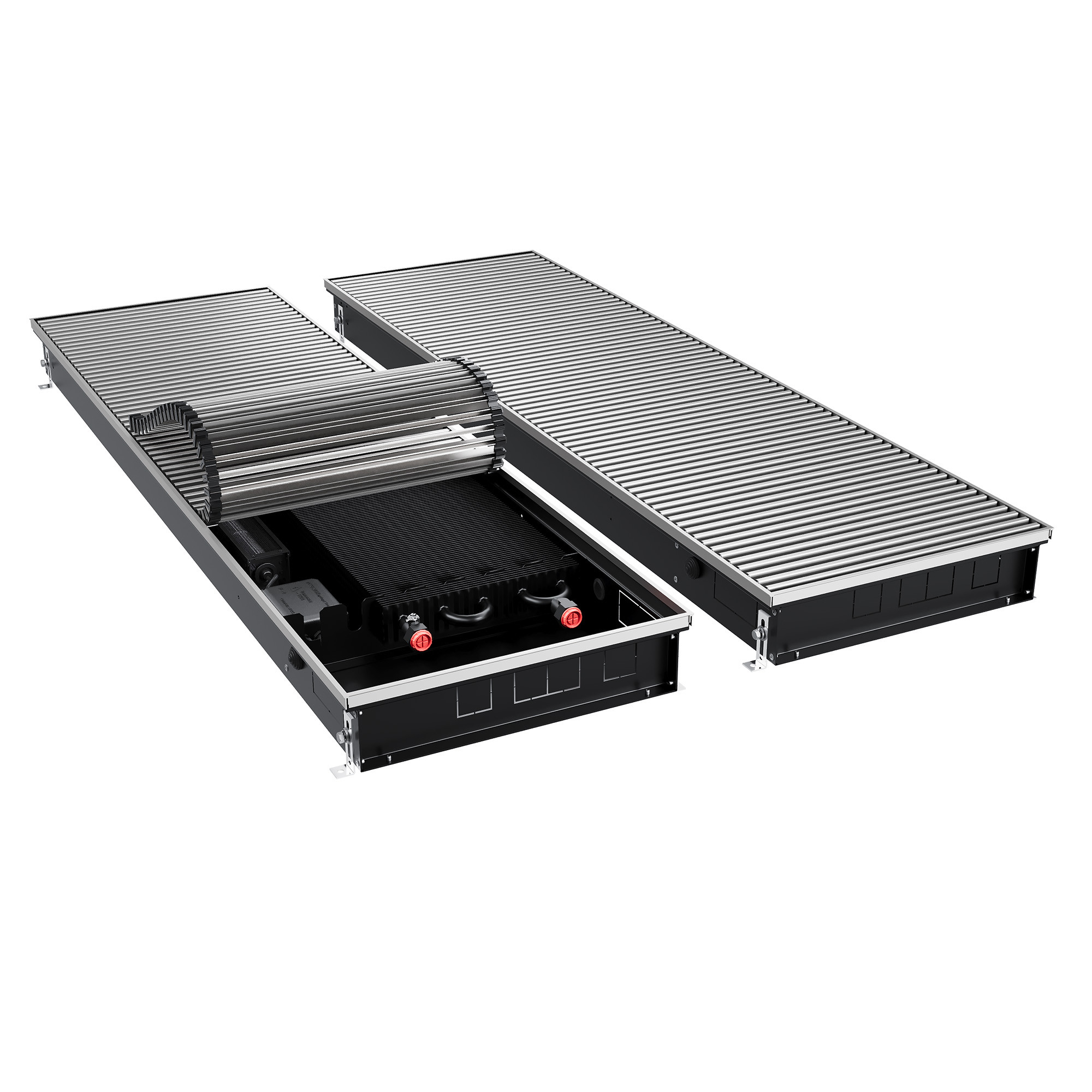 Конвектор внутрипольный Royal Thermo ATRIUM TURBO-90/400/2300-DG-U-NA