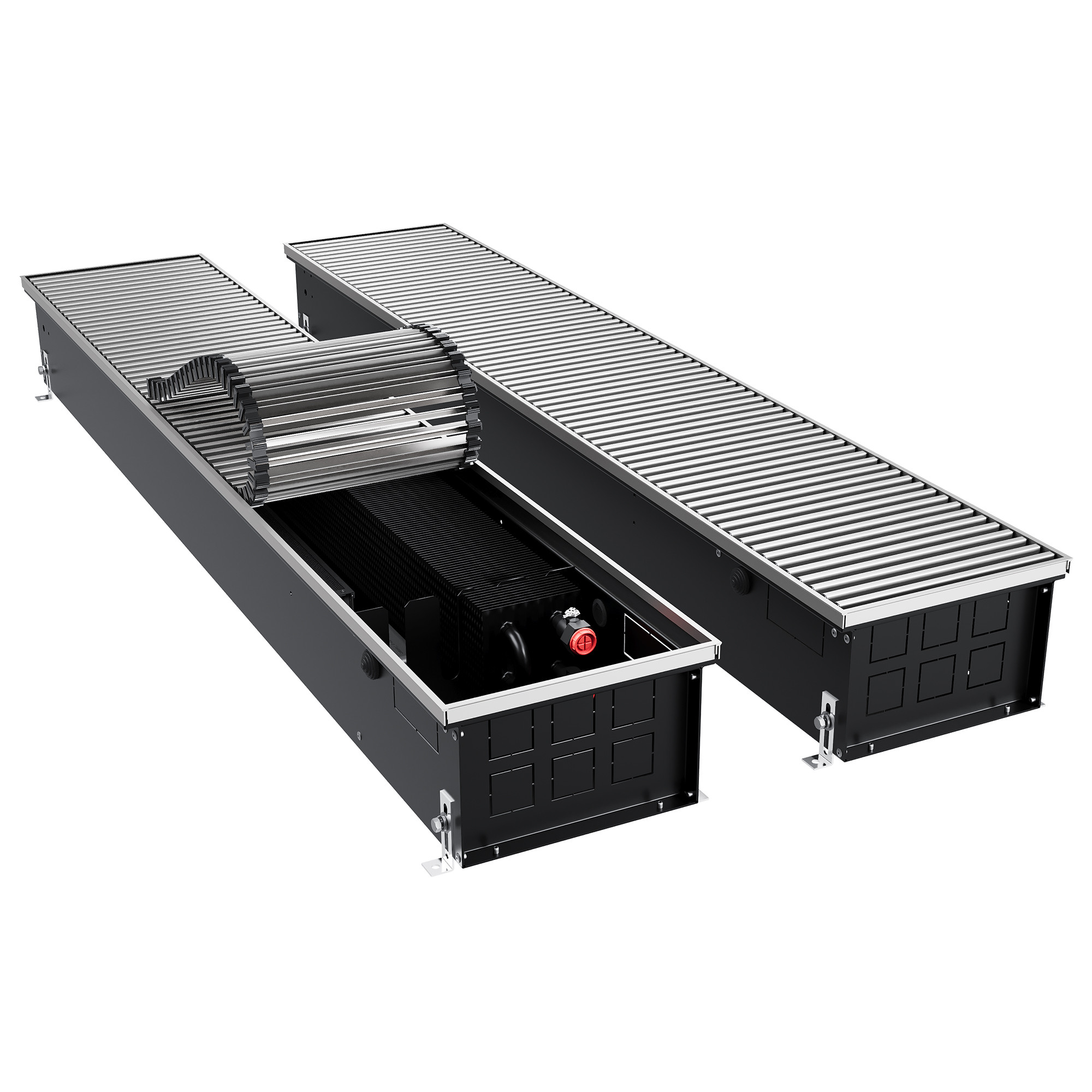 Конвектор внутрипольный Royal Thermo ATRIUM TURBO-150/250/1900-DG-U-NA