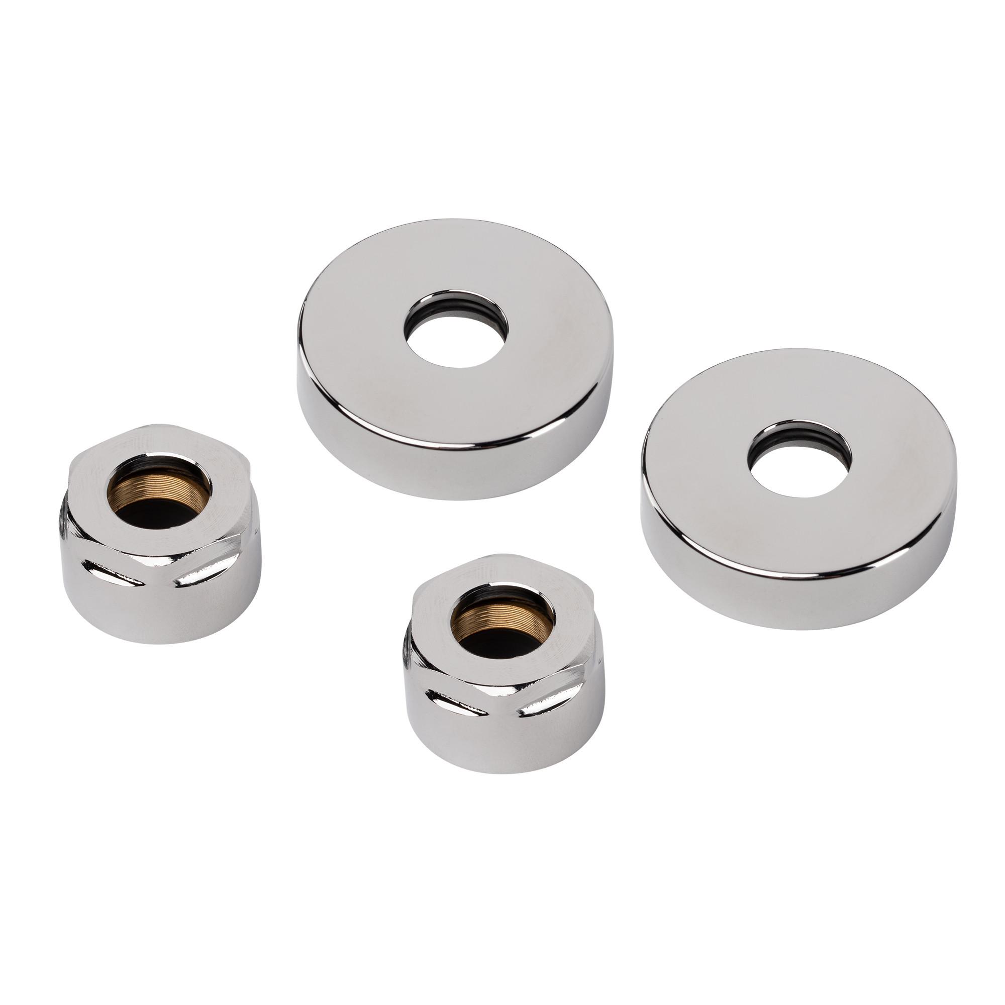 Набор подключения Royal Thermo Design 3/4" ЕК - 15 мм (хром)
