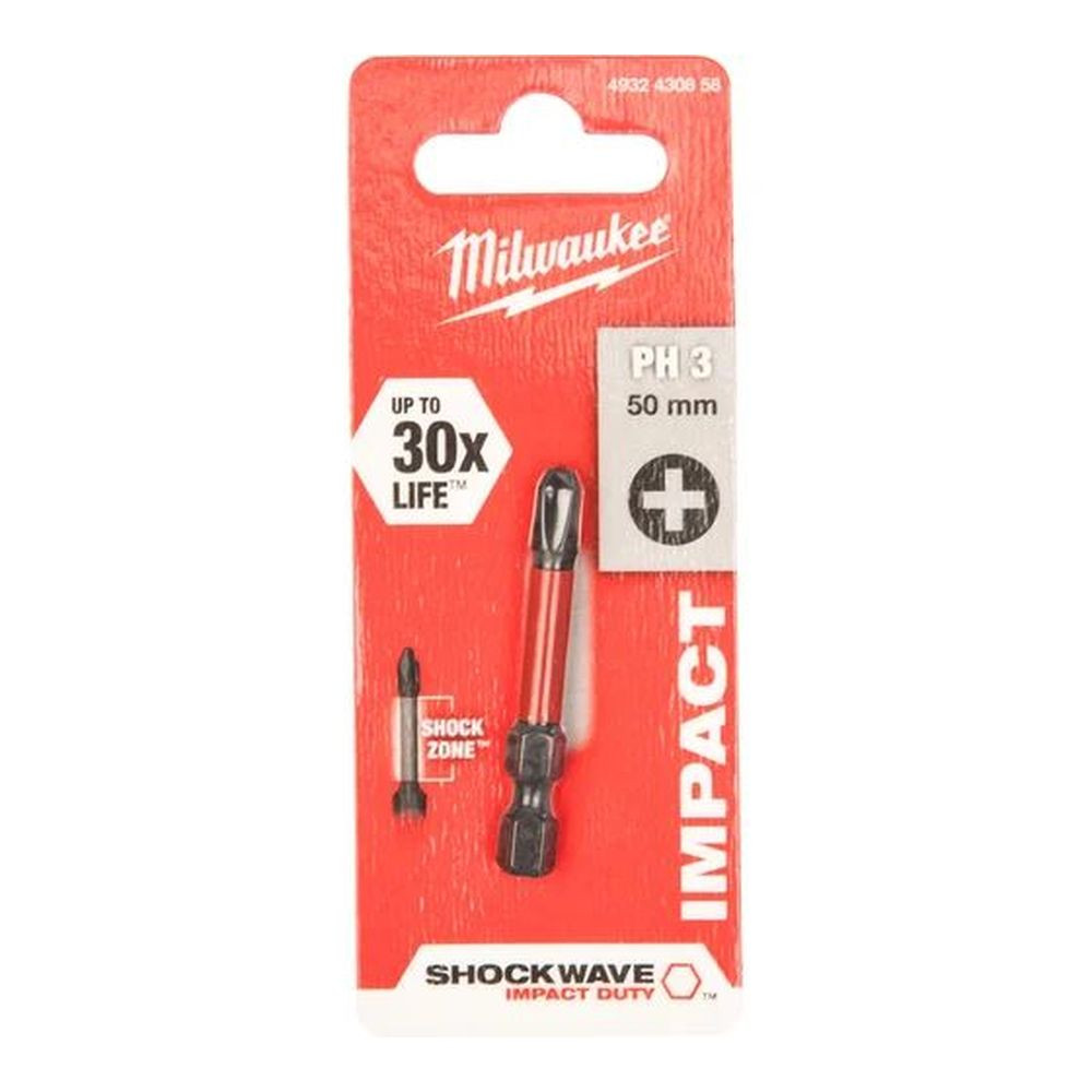 Насадка Milwaukee SHOCKWAVE PH3 50мм (1) 4932430858