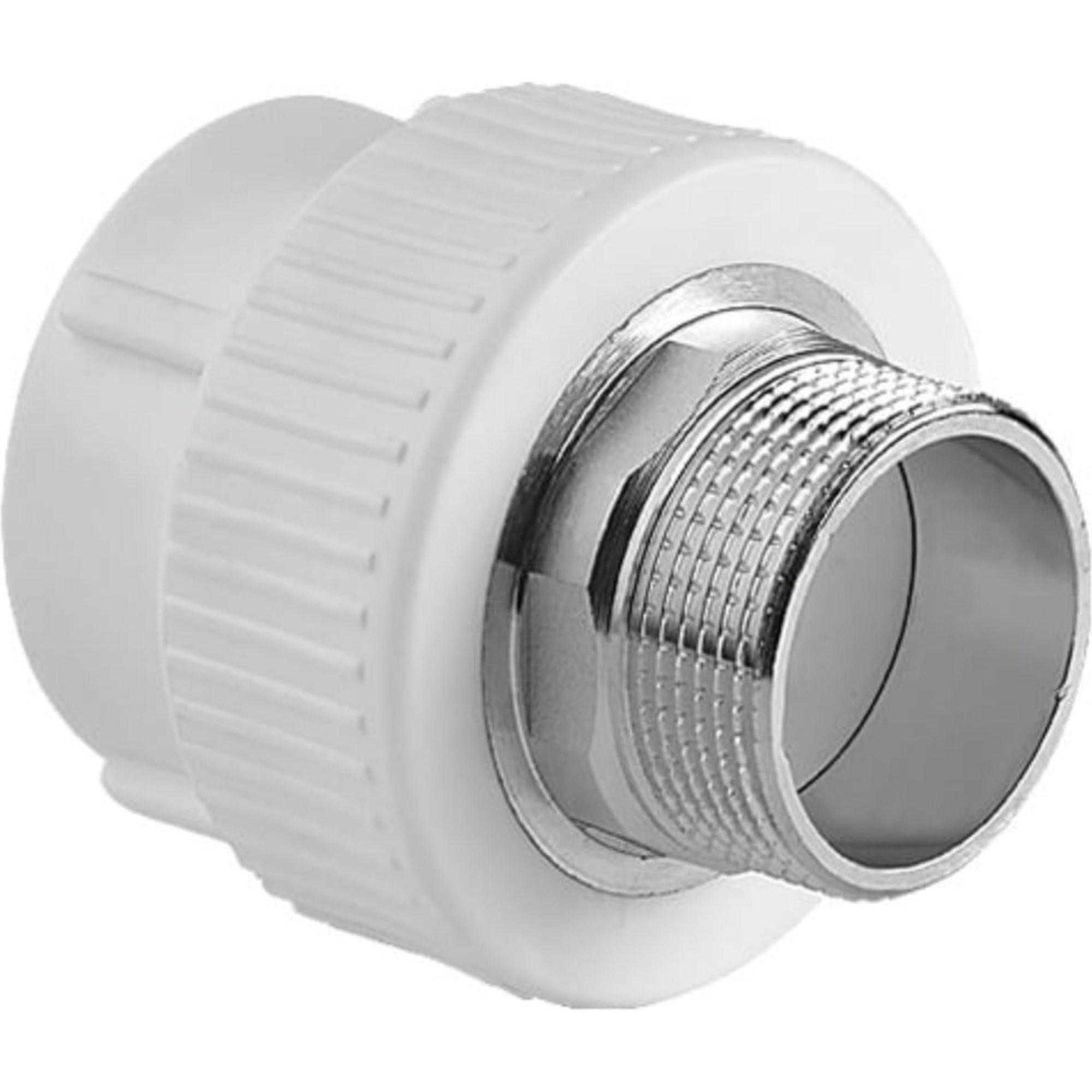 Муфта TEBO бел. PP-R комбинированная 75х2 1/2" НР под ключ (1/8), арт. 030020713