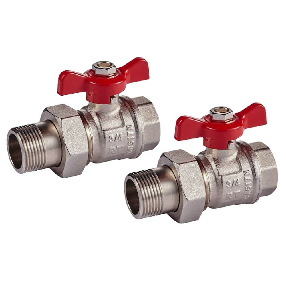 Набор для подключения радиатора Royal Thermo, прямой, 3/4"