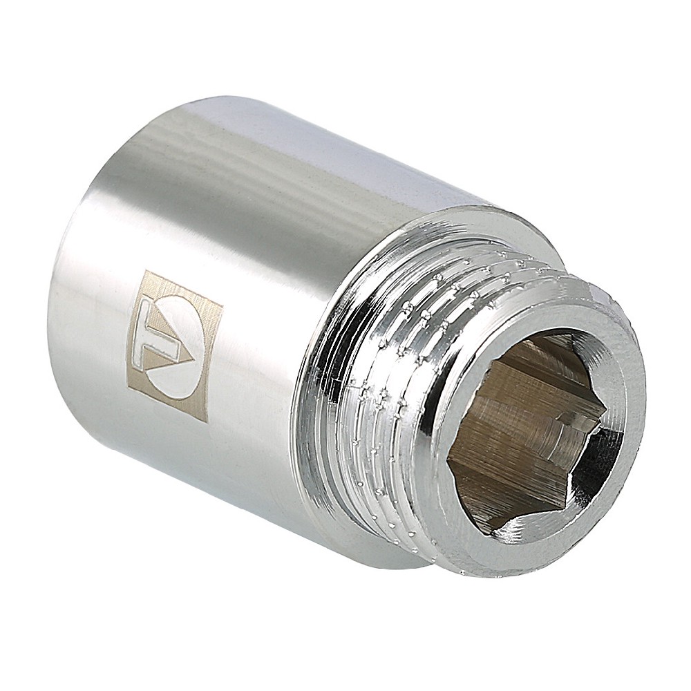 Удлинитель хромированный Valtec 1/2"x50мм ВР-НР VTr.198.C.0450