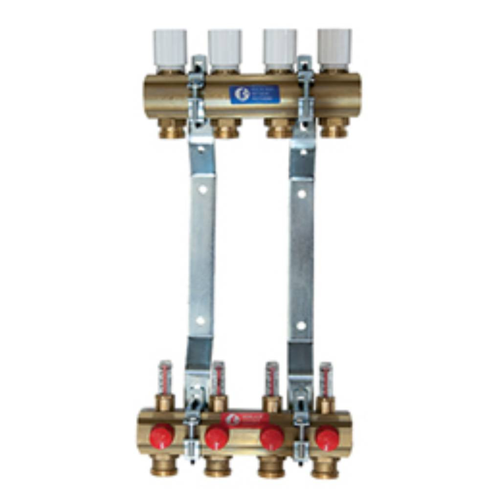 Комплект коллекторного узла Giacomini 1" x 3/4"E /11, R553KY071
