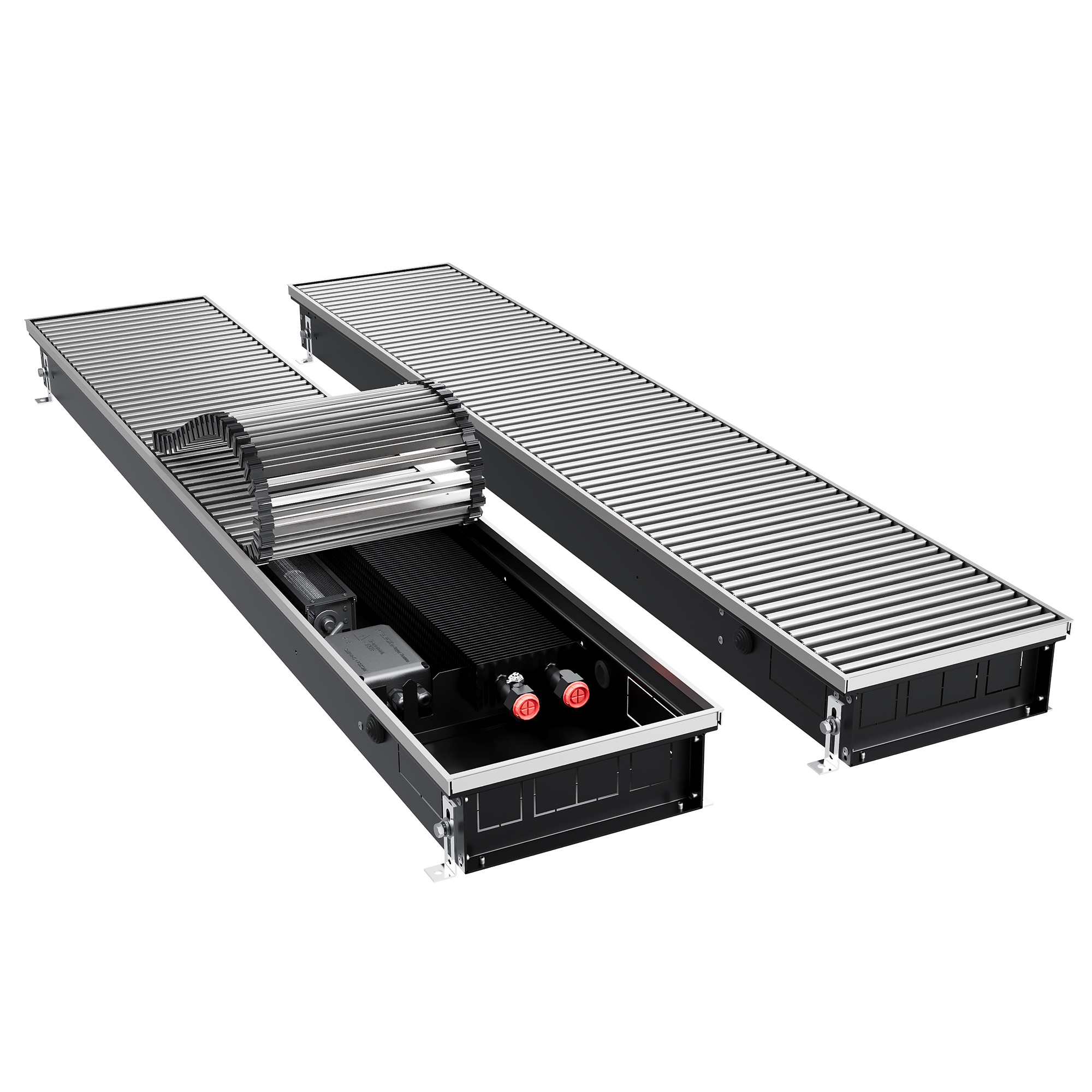 Конвектор внутрипольный Royal Thermo ATRIUM TURBO-90/250/1400-DG-U-NA