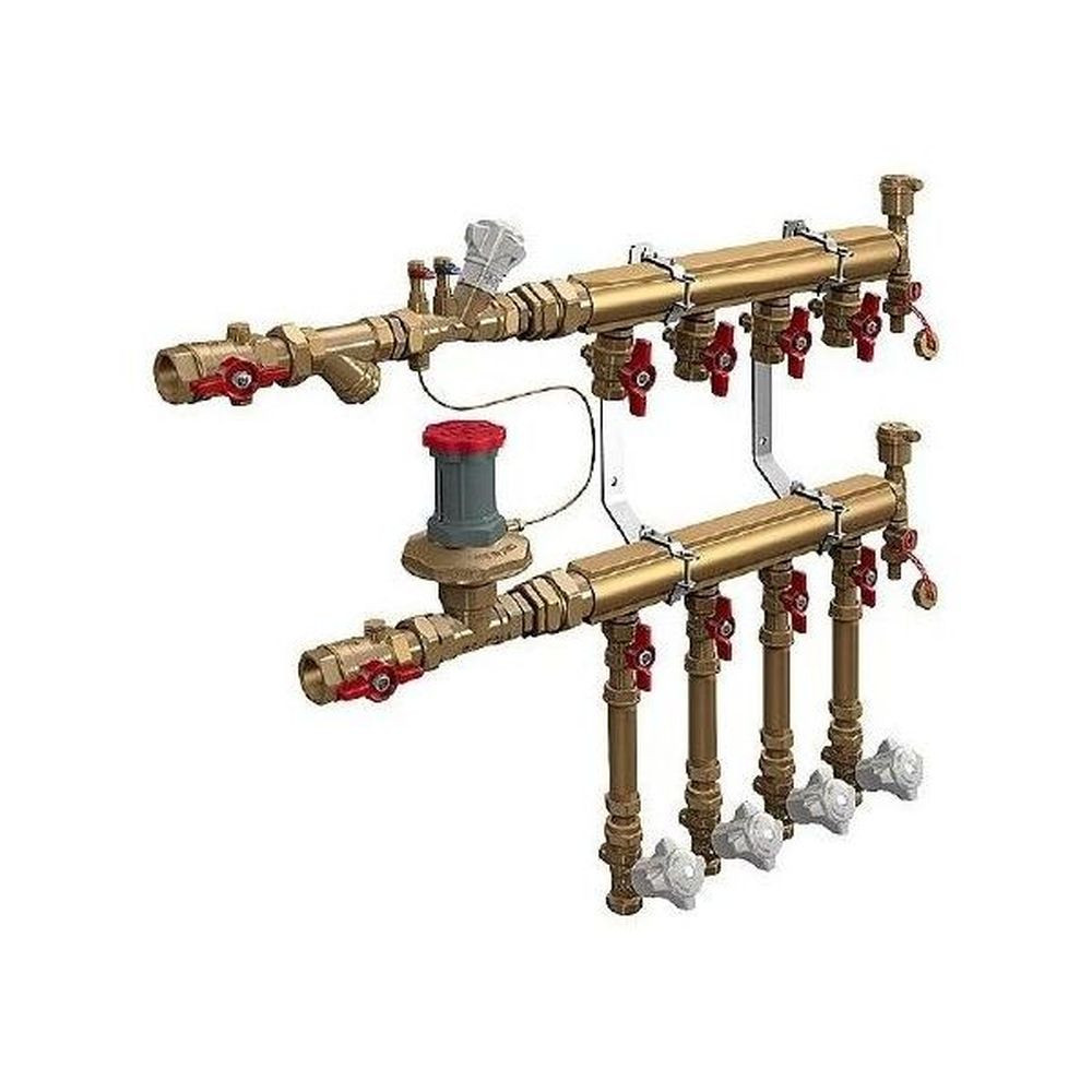 Узел коллекторный Giacomini отопления этажный, подключение тип B3 1" x 1/2" / 4, GE553Y144