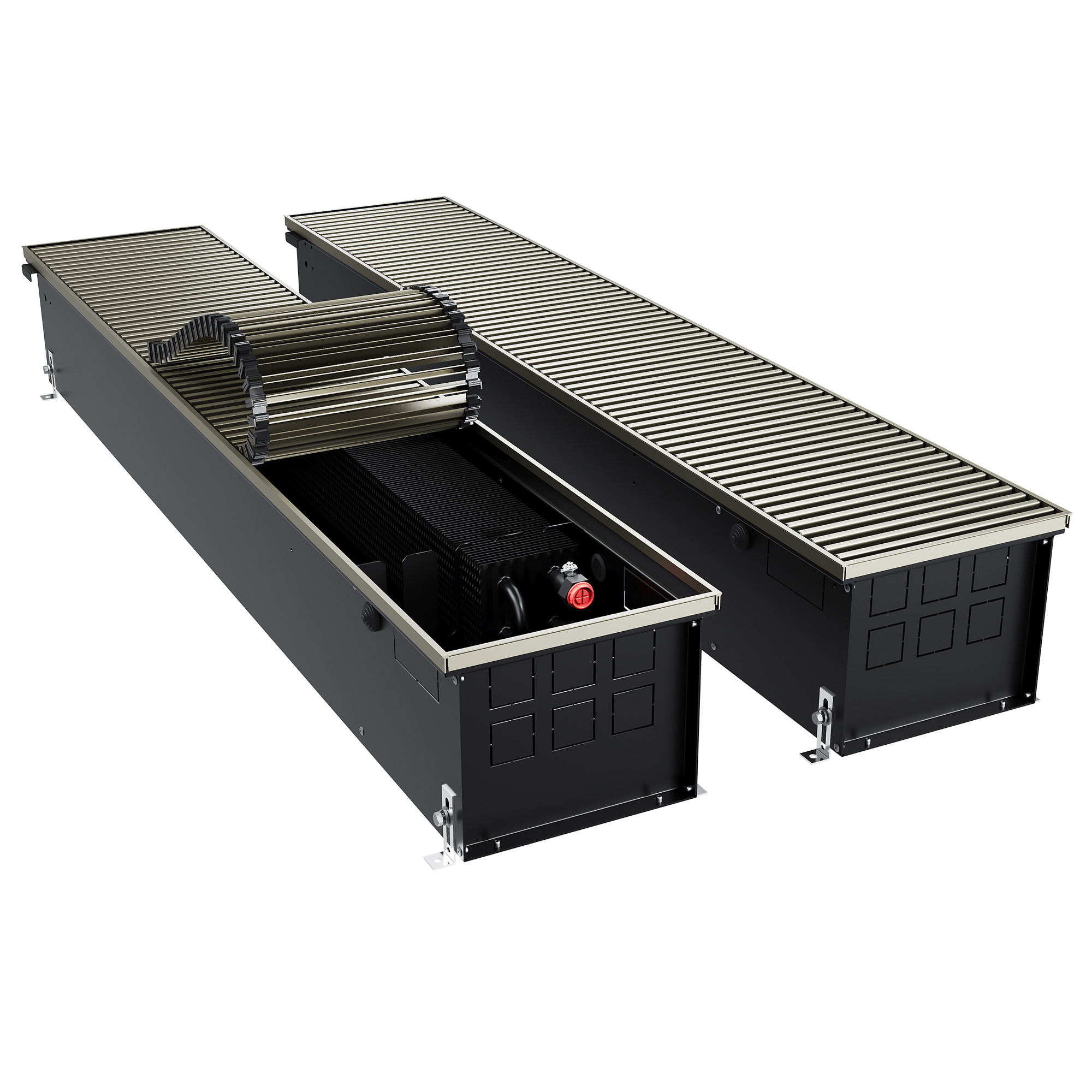 Конвектор внутрипольный Royal Thermo ATRIUM TURBO-190/250/1500-DG-U-LB