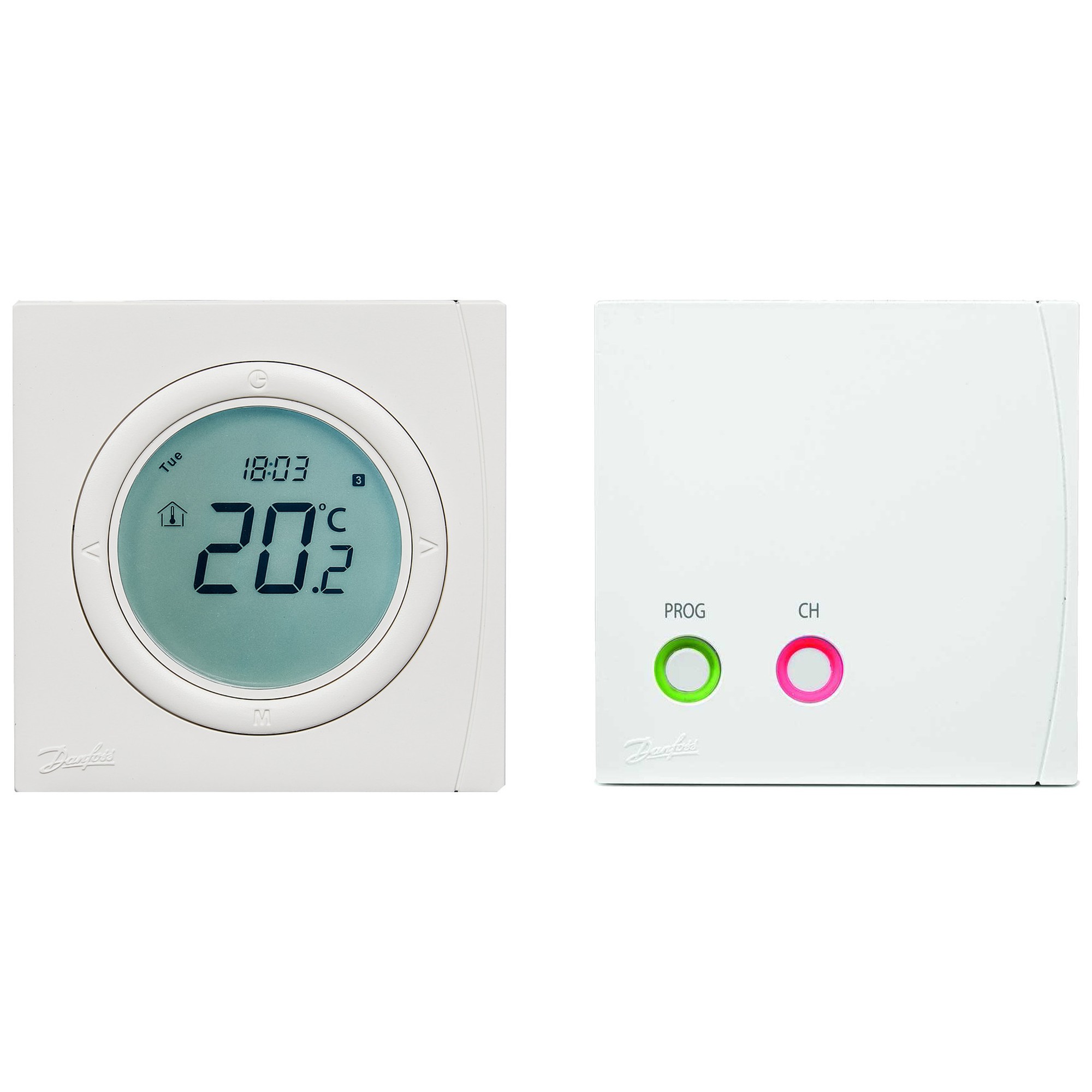 Термостат комнатный TP5001-RF+RX1-S ресивер беспроводной (087N7934) (Danfoss) комплект