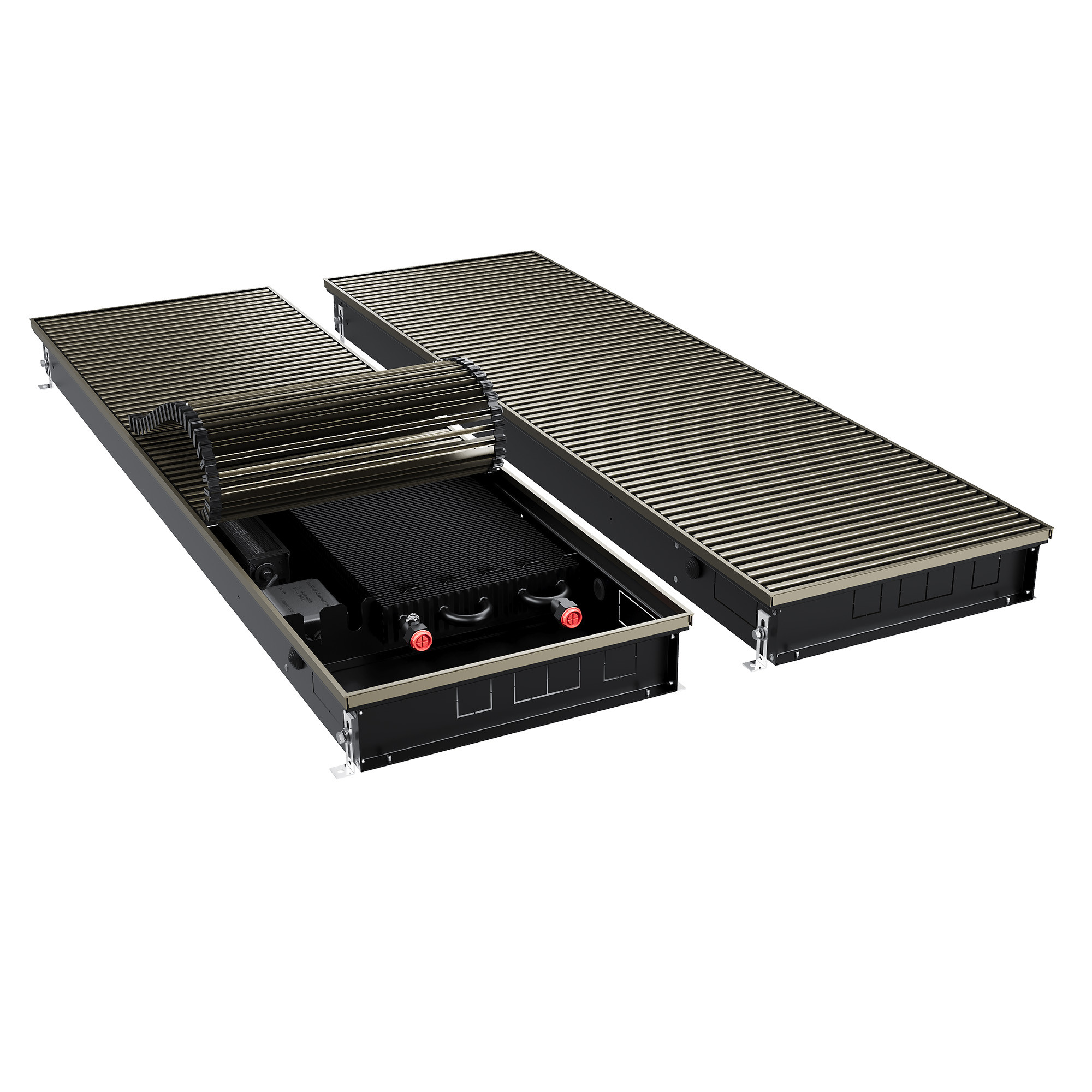 Конвектор внутрипольный Royal Thermo ATRIUM TURBO-90/400/800-DG-U-DB