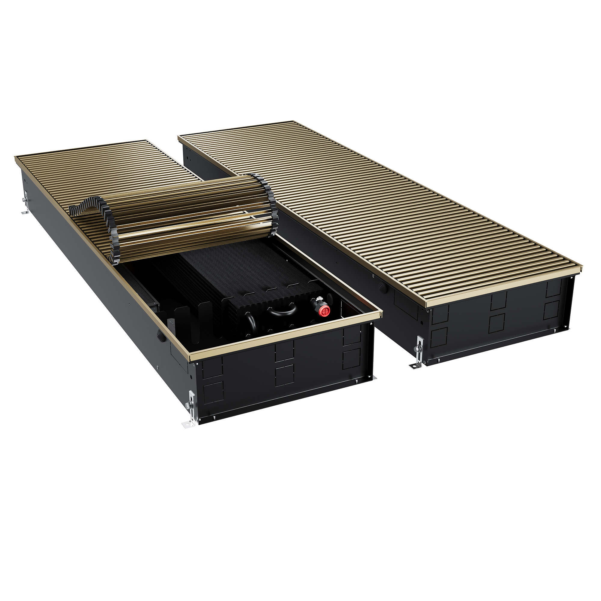 Конвектор внутрипольный Royal Thermo ATRIUM TURBO-150/400/1700-DG-U-AU