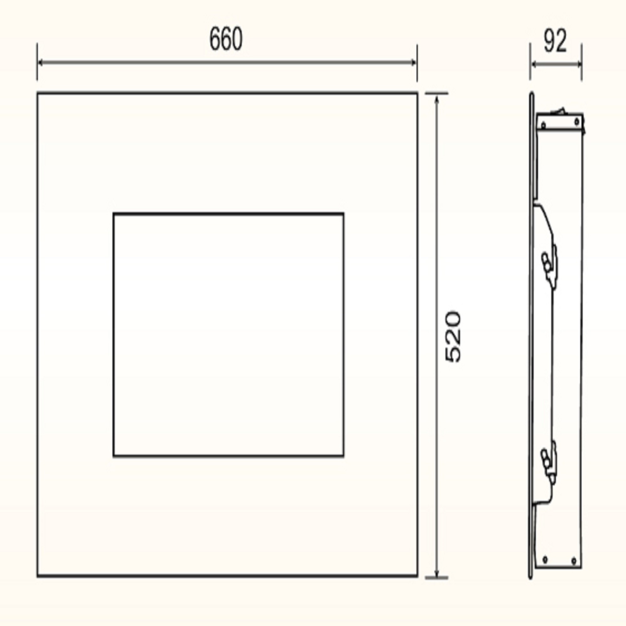 Комплект для настен.монтажа для электрокаминов Electrolux EFP/W-1250RC, EFP/W-1200RRC