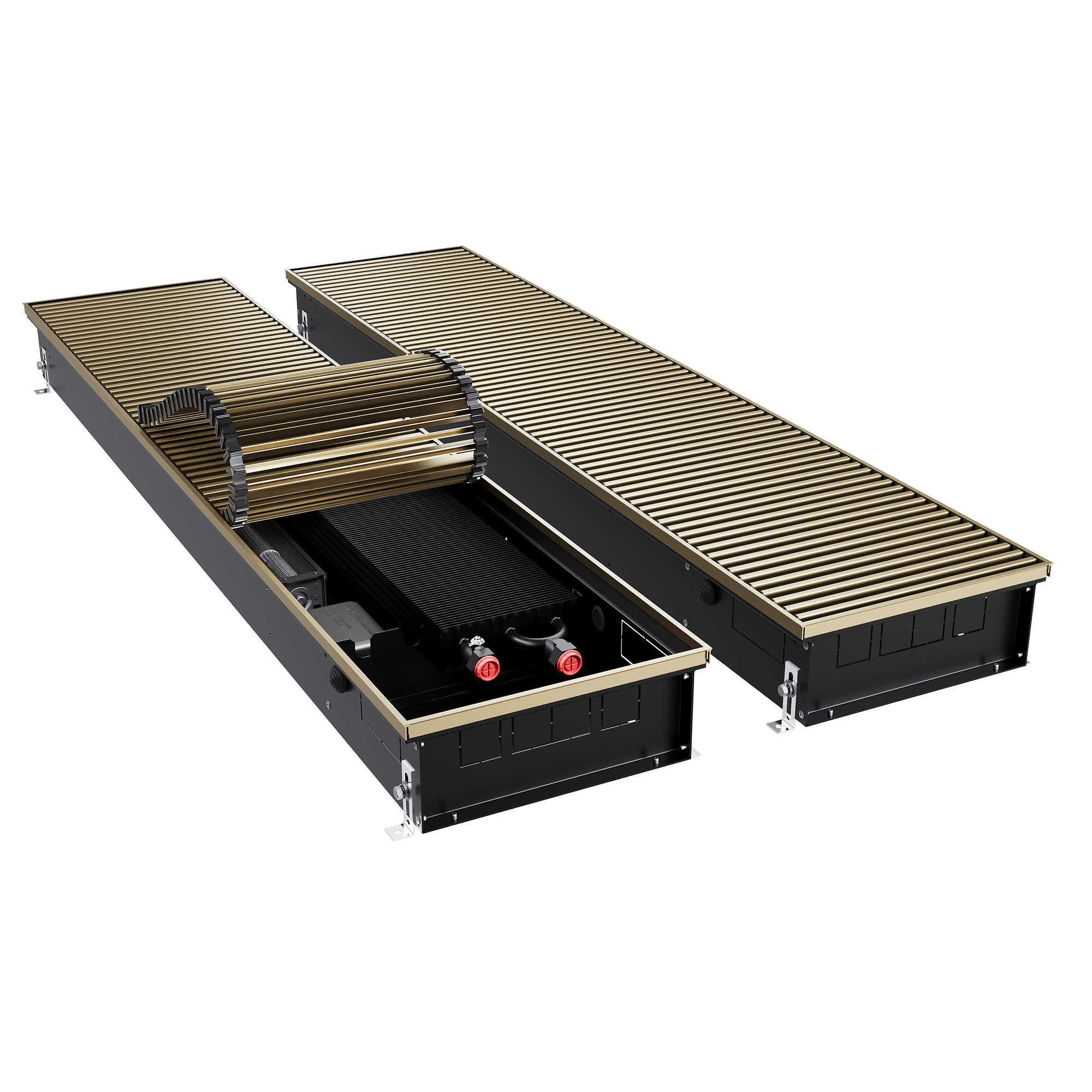 Конвектор внутрипольный Royal Thermo ATRIUM TURBO-110/300/1000-DG-U-AU