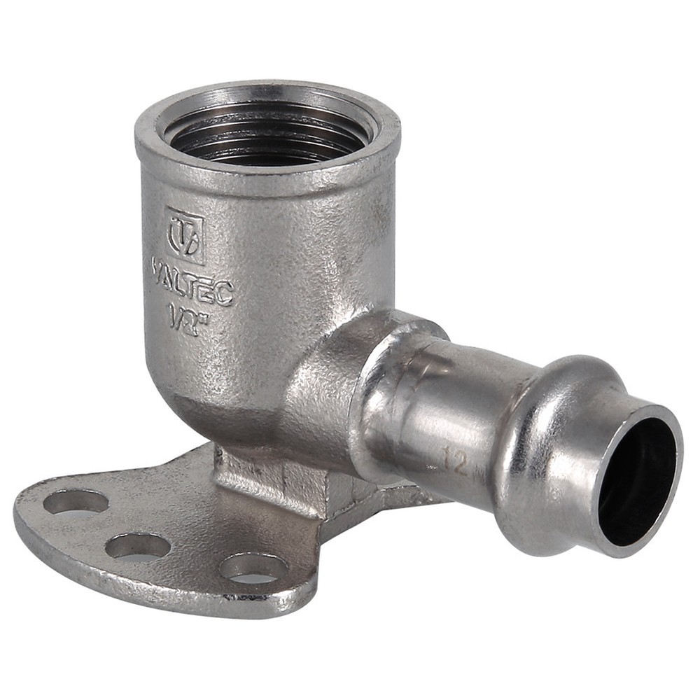Водорозетка из нержавеющей стали 15х1/2 Valtec, (VTi.954) (уп. 5 шт)