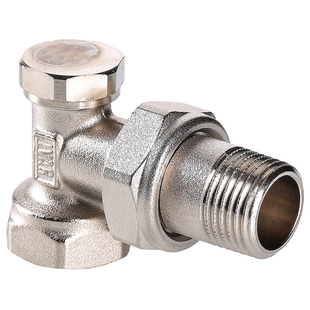 Клапан запорный угловой 1/2" (Valtec VT.019)