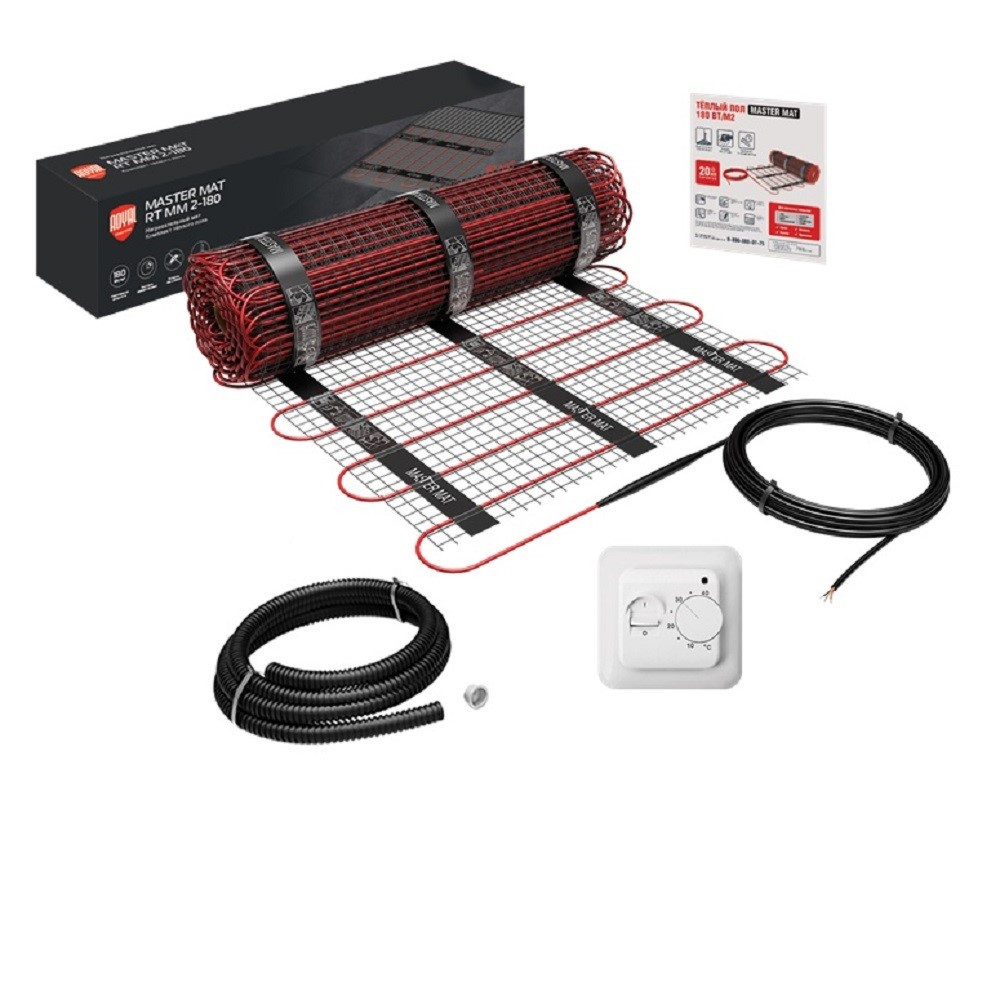 Мат Royal Thermo MM 2-180-5 (комплект теплого пола с терморегулятором)