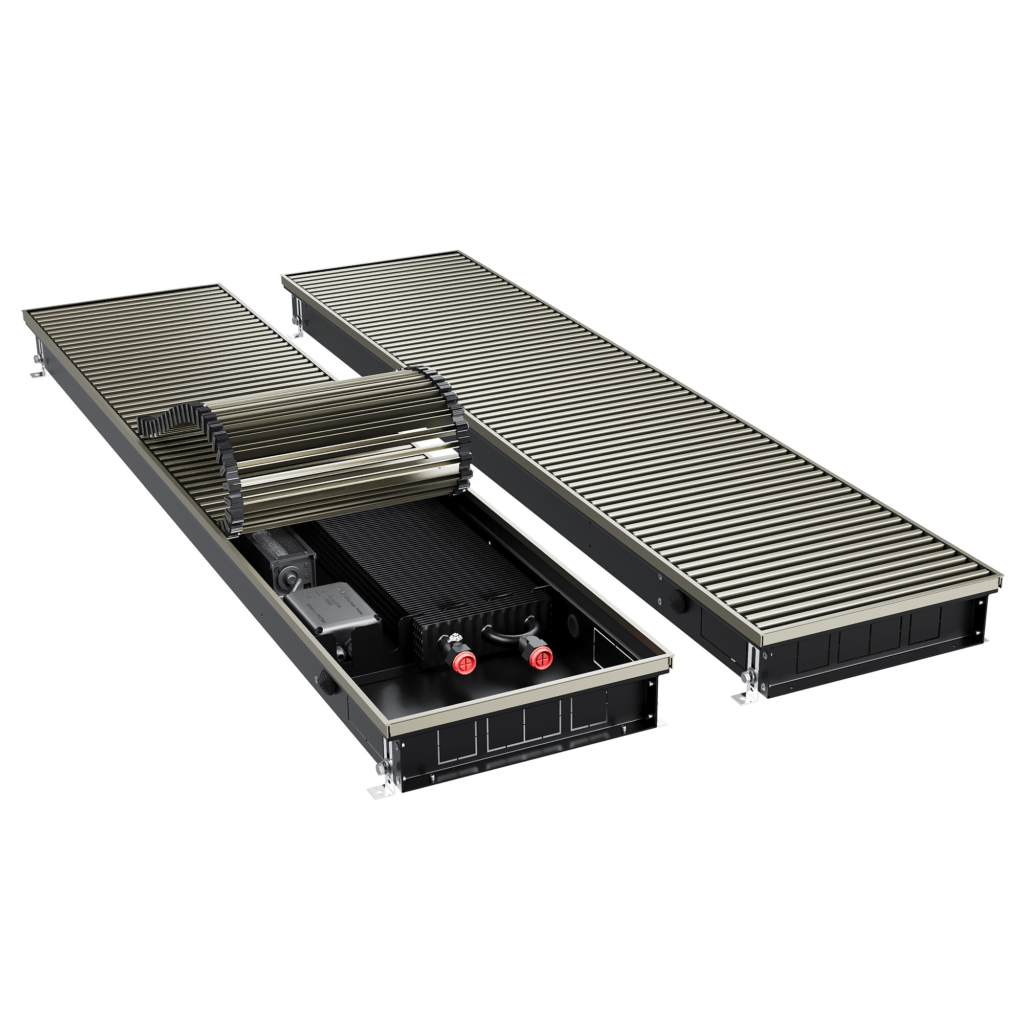 Конвектор внутрипольный Royal Thermo ATRIUM TURBO-80/300/1400-DG-U-LB