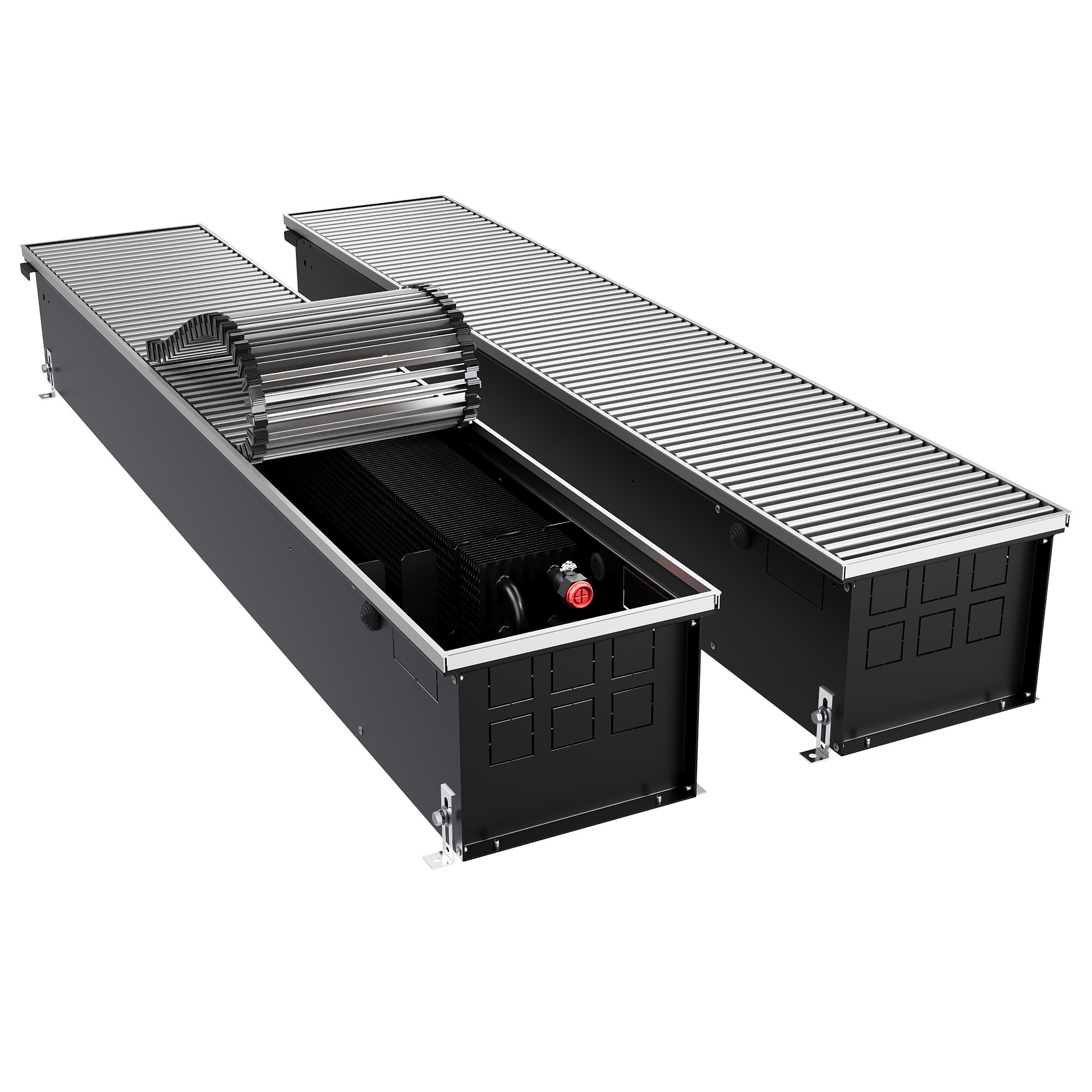 Конвектор внутрипольный Royal Thermo ATRIUM TURBO-190/250/2600-DG-U-NA