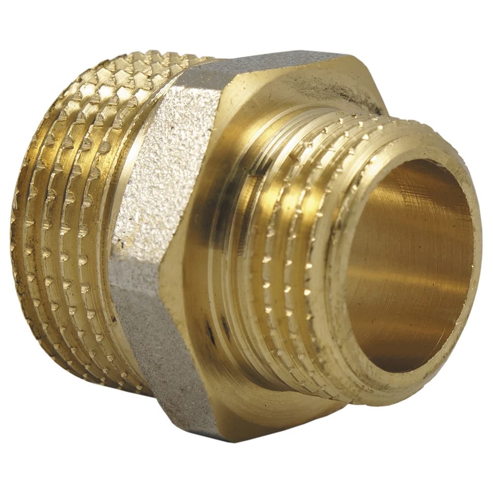Ниппель-переходник НН наружная резьба 1 1/4"х 1/2" (JIF 201) уп 10 шт