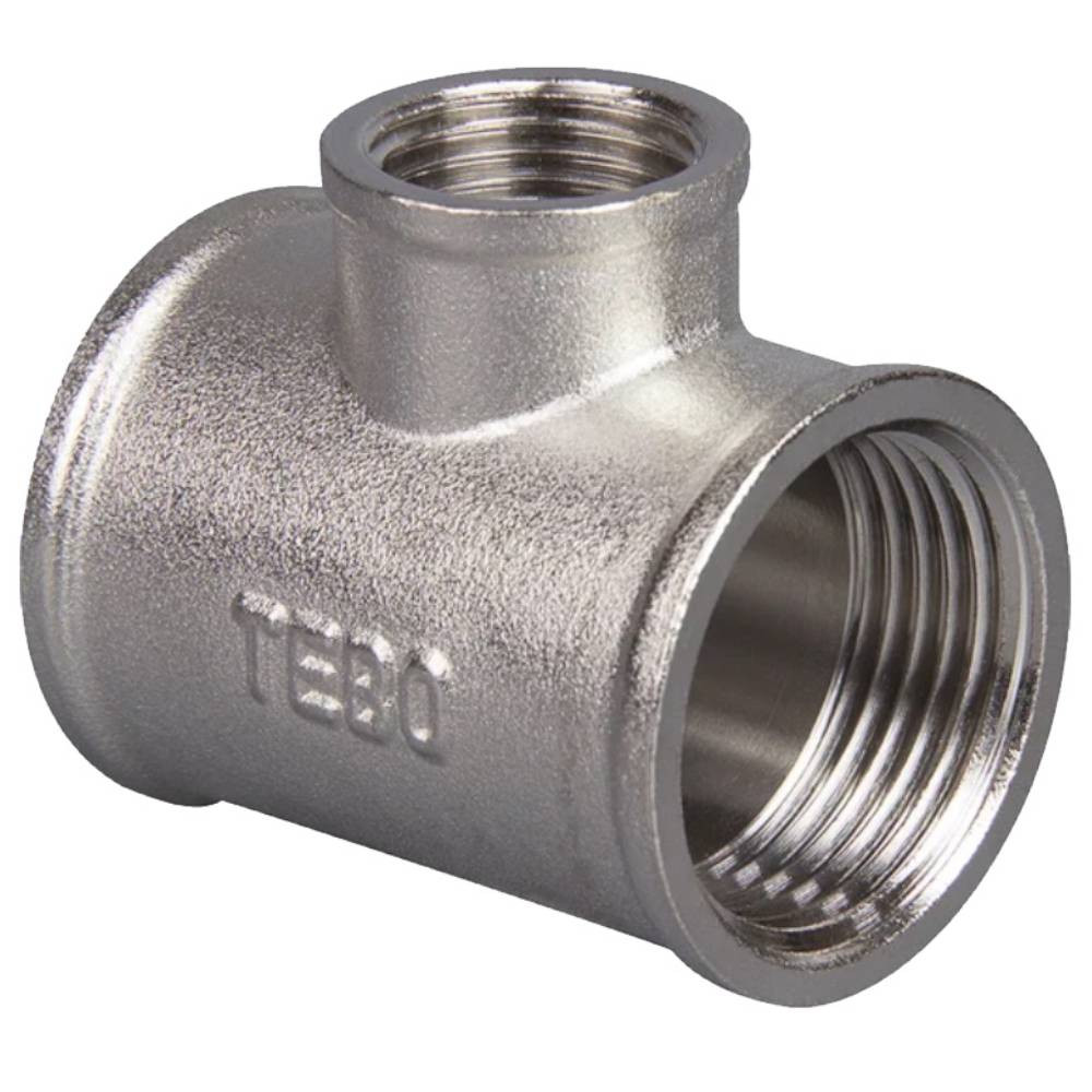 Тройник TEBO переходной ВР 3/4"x1/2"x3/4" (12/144)