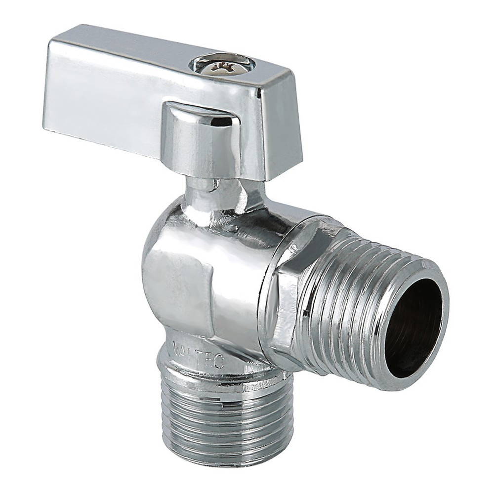 Кран шар. Valtec VT.392.N.04 угловой 1/2" х 1/2" для подключения сантехприборов