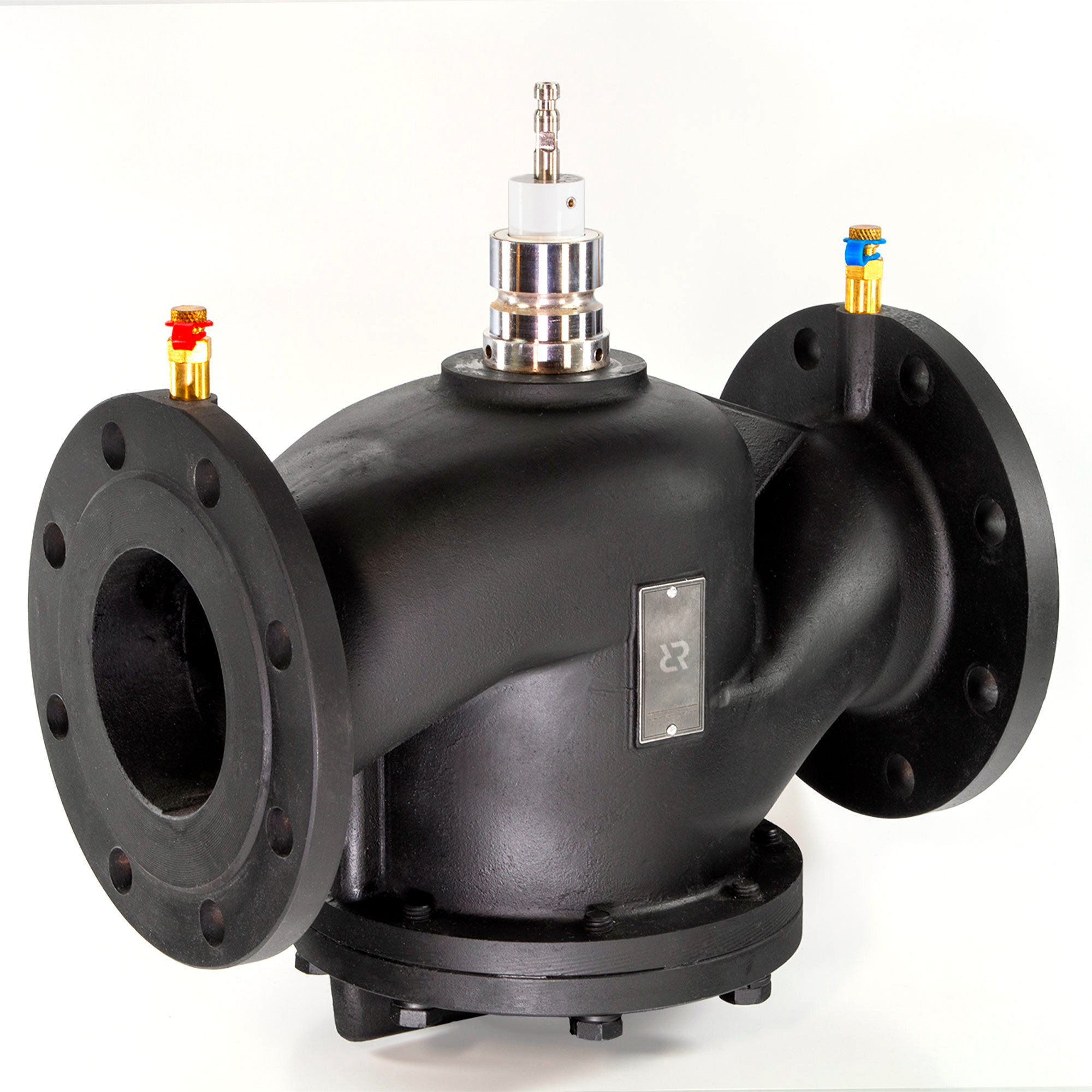 Клапан балансировочный комбинированный РИДАН AQF-R DN200 PN16, с ниппелями, фланцевый