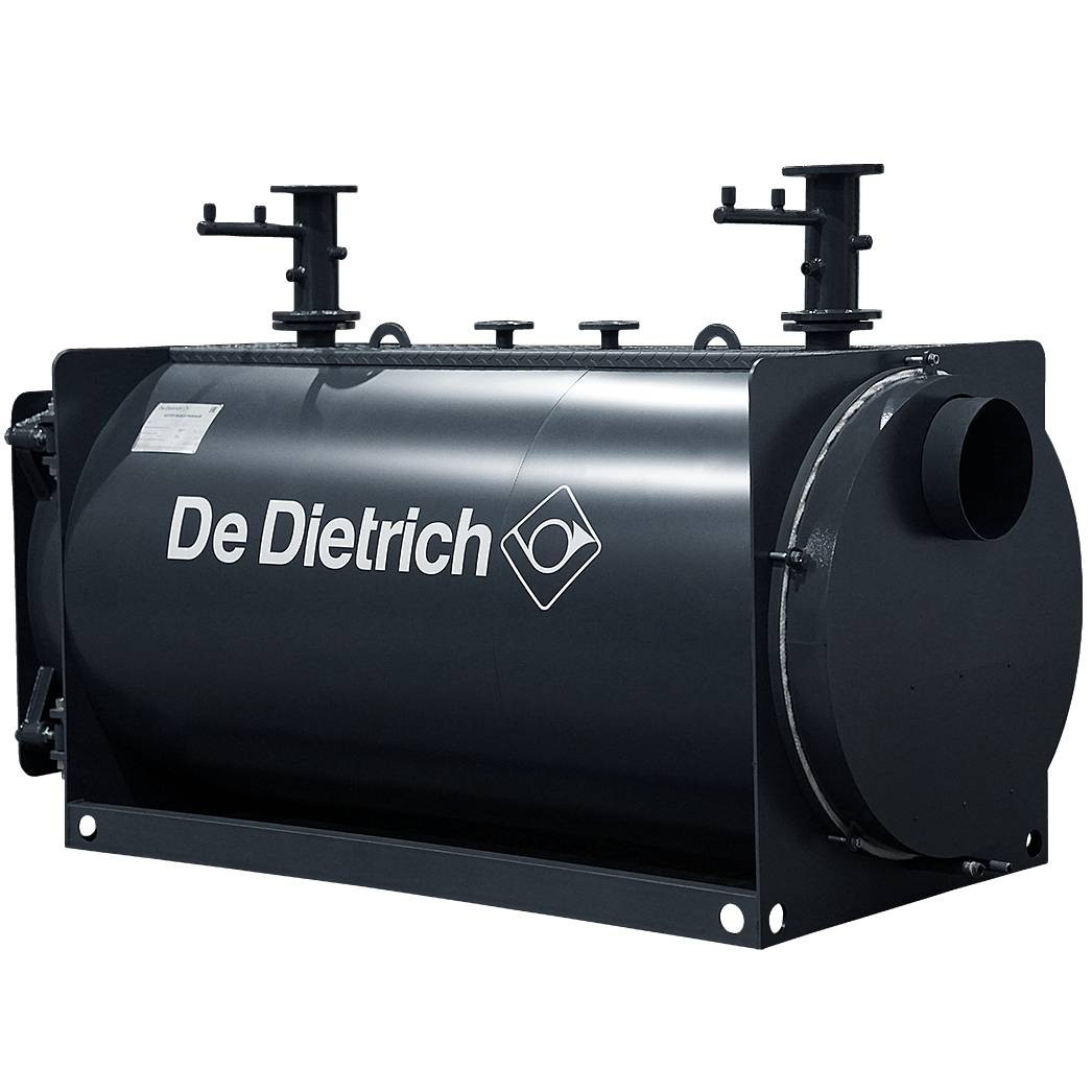 Котел стальной DE DIETRICH CA R 4500 напольный, 1 конт., откр.кам.сгор. газ./диз, наддув, без п/у