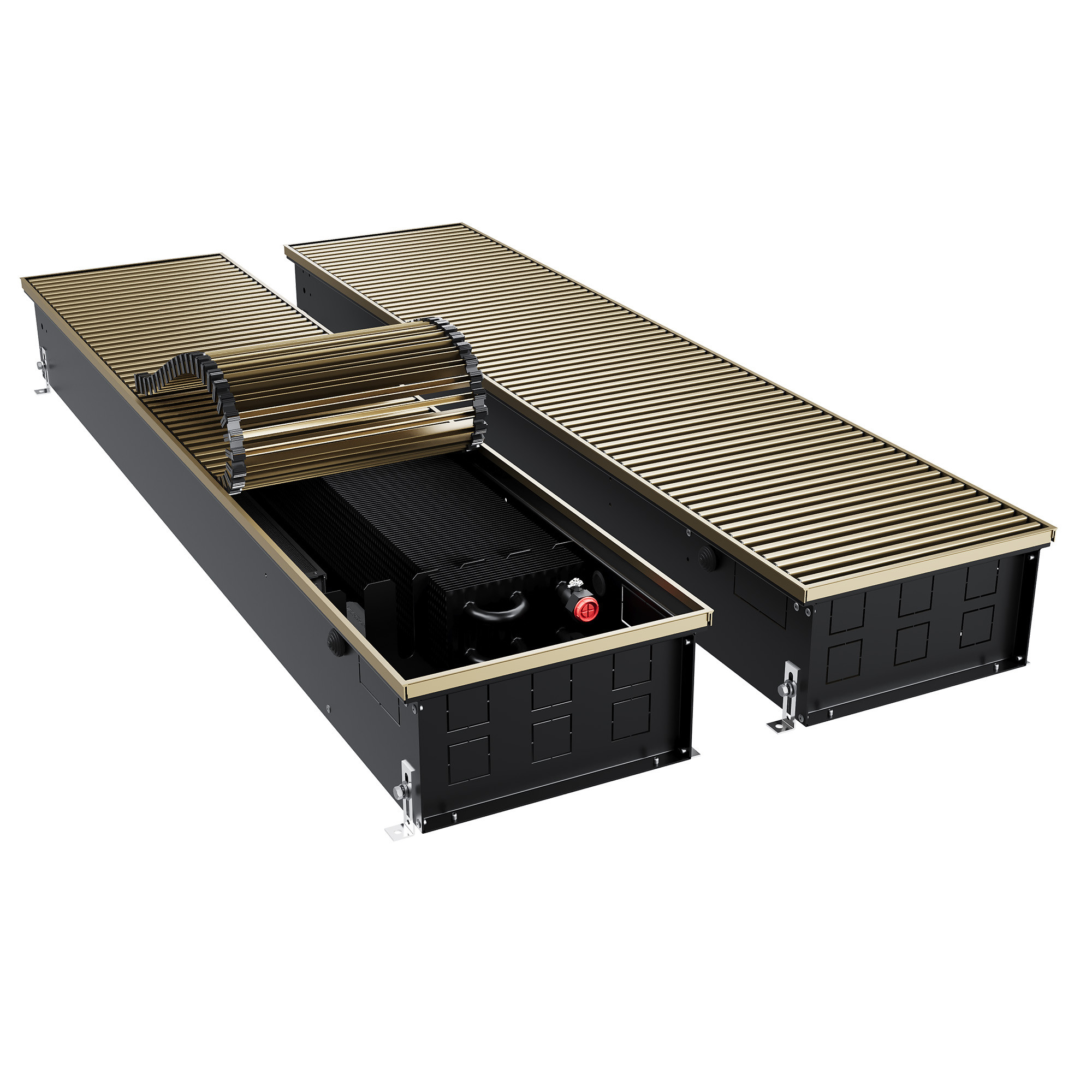 Конвектор внутрипольный Royal Thermo ATRIUM TURBO-150/300/1600-DG-U-AU