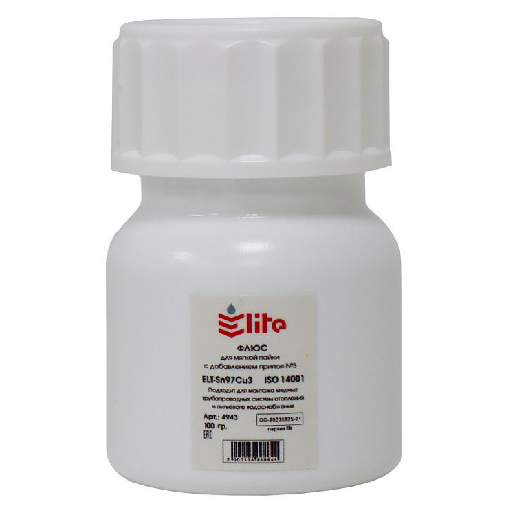 Флюс для мягкой пайки 100 гр ELT-Sn97Cu3