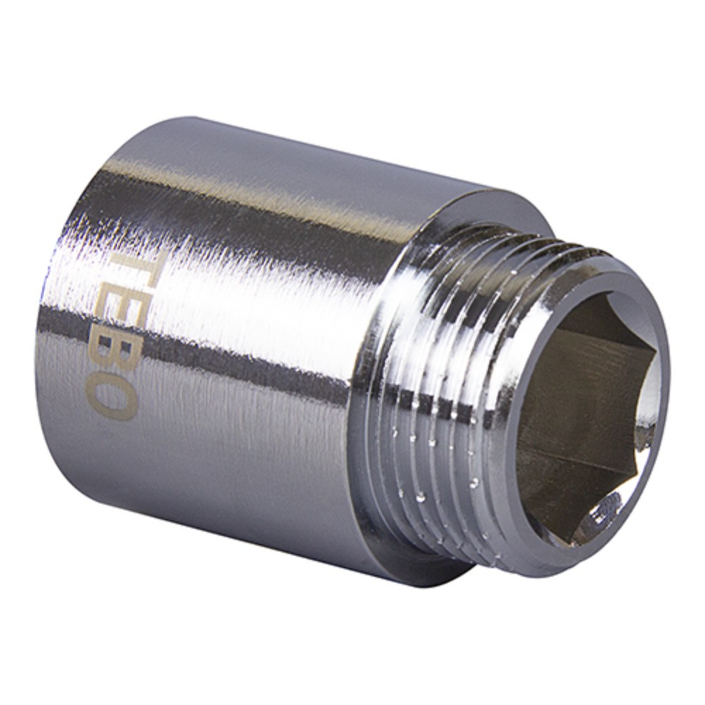 Удлинитель TEBO хромированный ВР/НР 1/2"x20 мм (48/384)