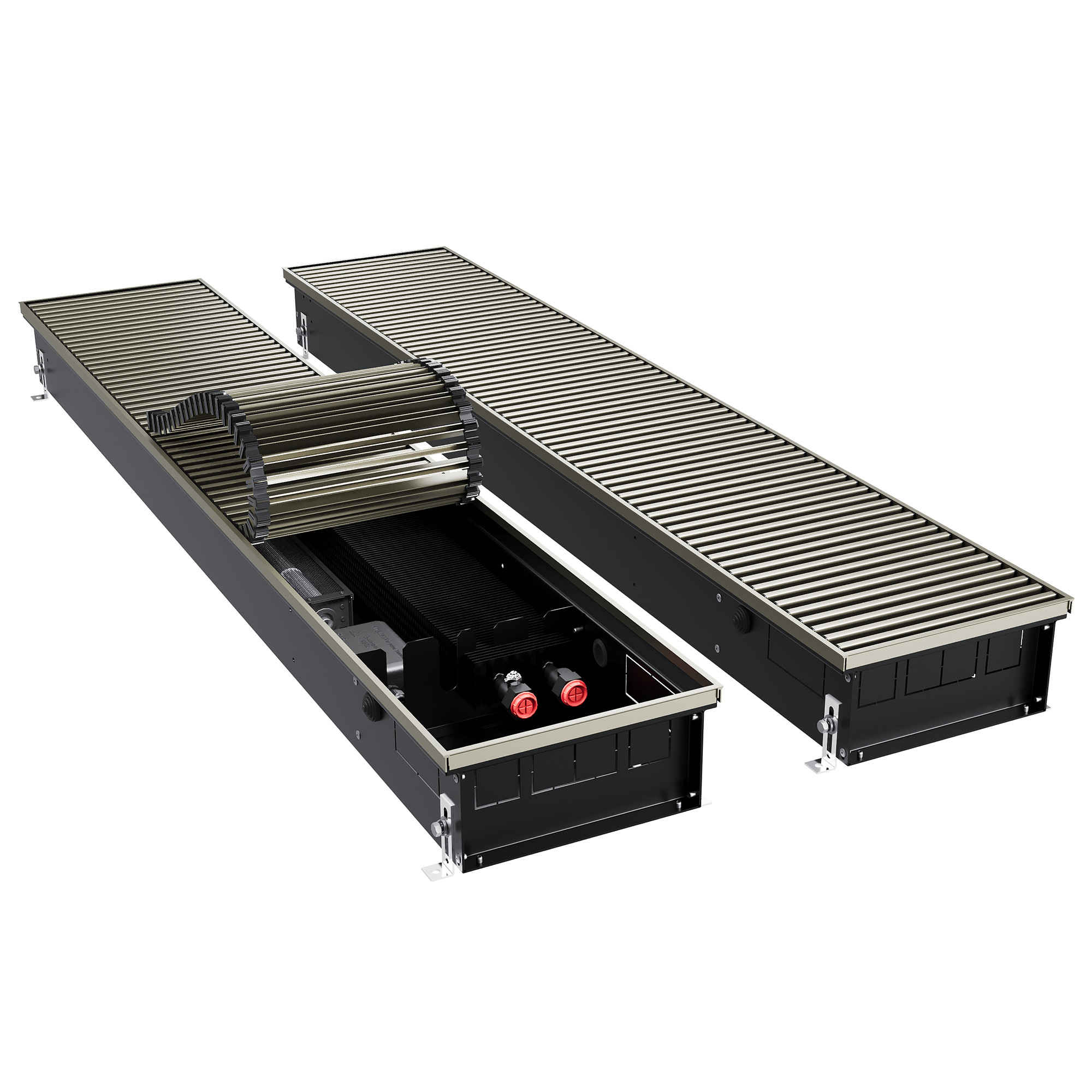 Конвектор внутрипольный Royal Thermo ATRIUM TURBO-110/250/1000-DG-U-LB
